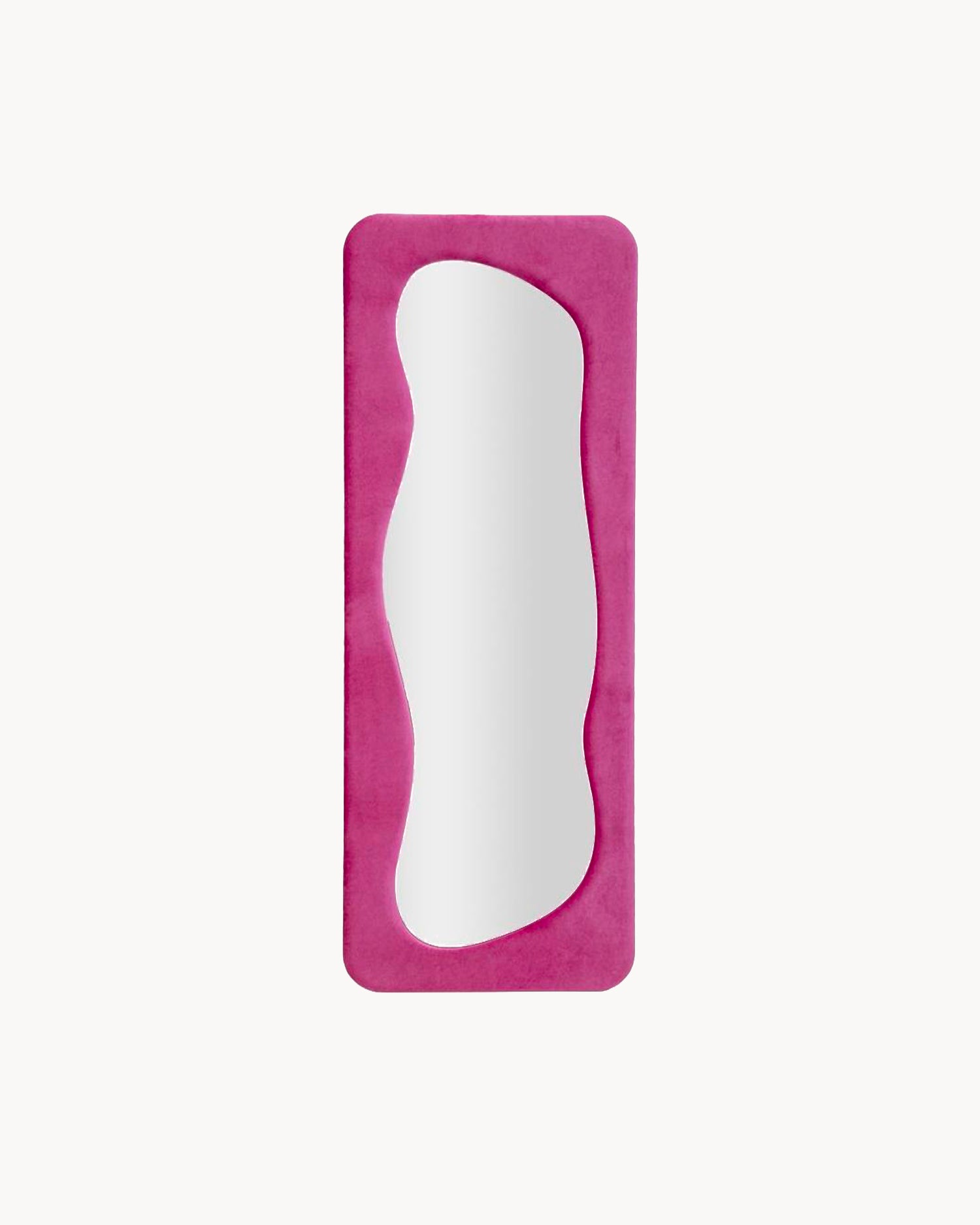 Specchio con cornice in velluto Arden