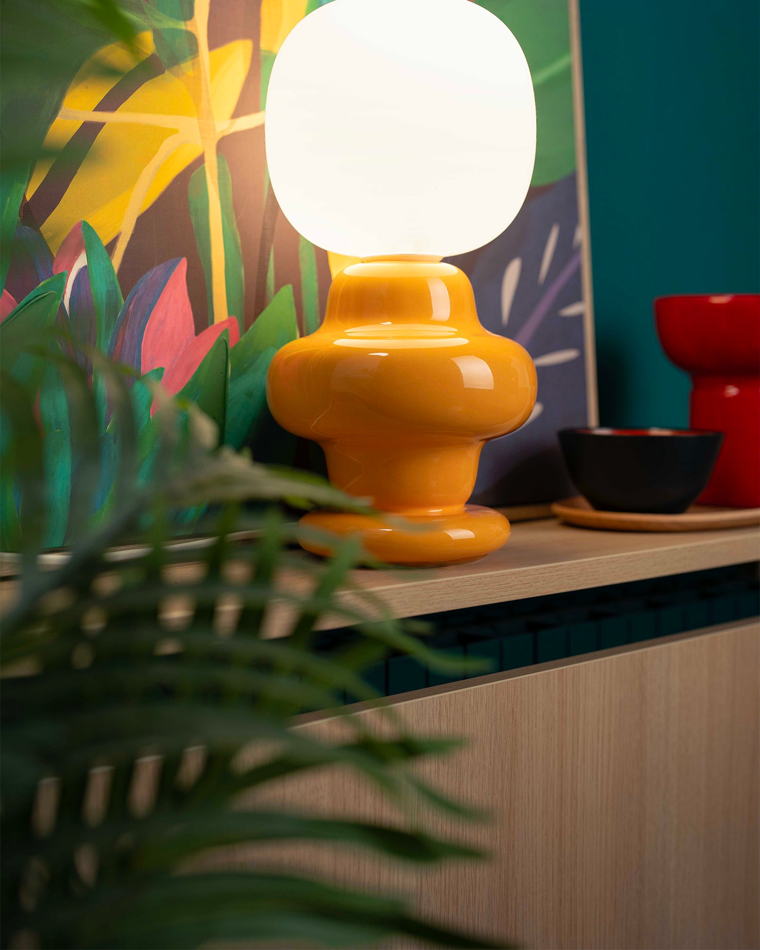 Lampada da tavolo in ceramica Copacabana