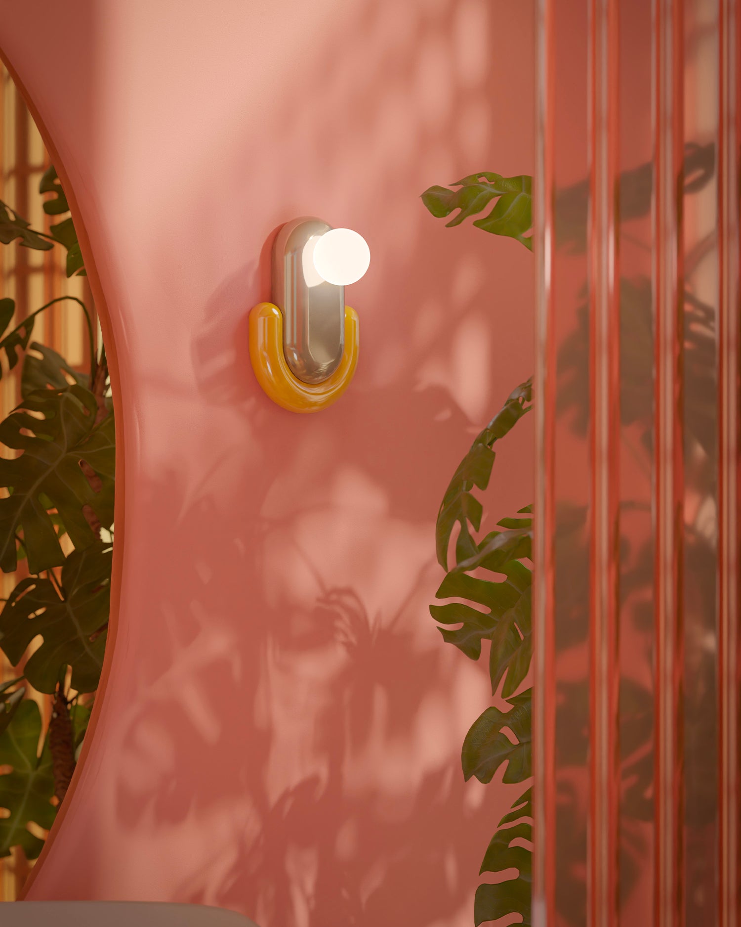 Lampada da parete in ceramica Ecleir