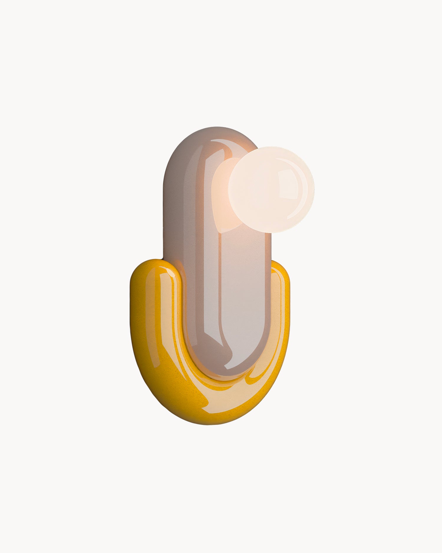 Lampada da parete in ceramica Ecleir