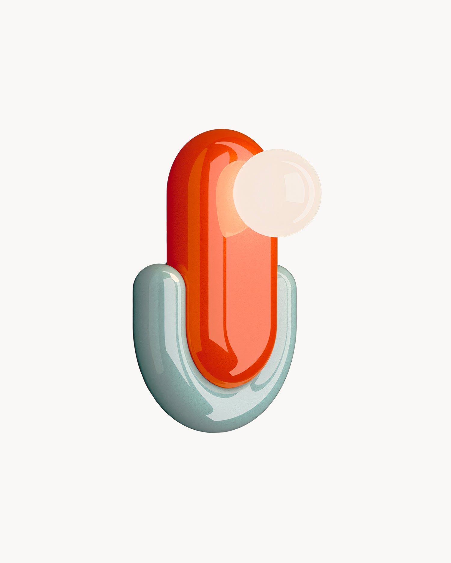 Lampada da parete in ceramica Ecleir