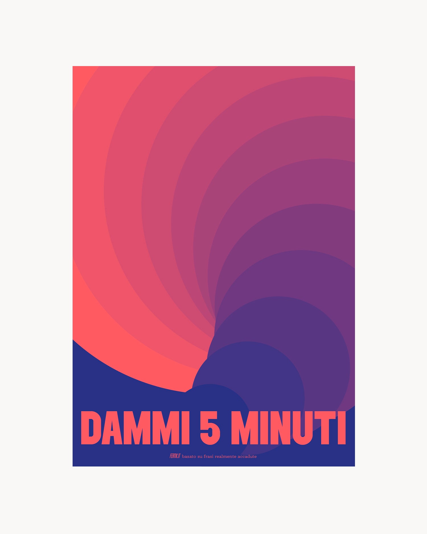 Poster Dammi 5 minuti