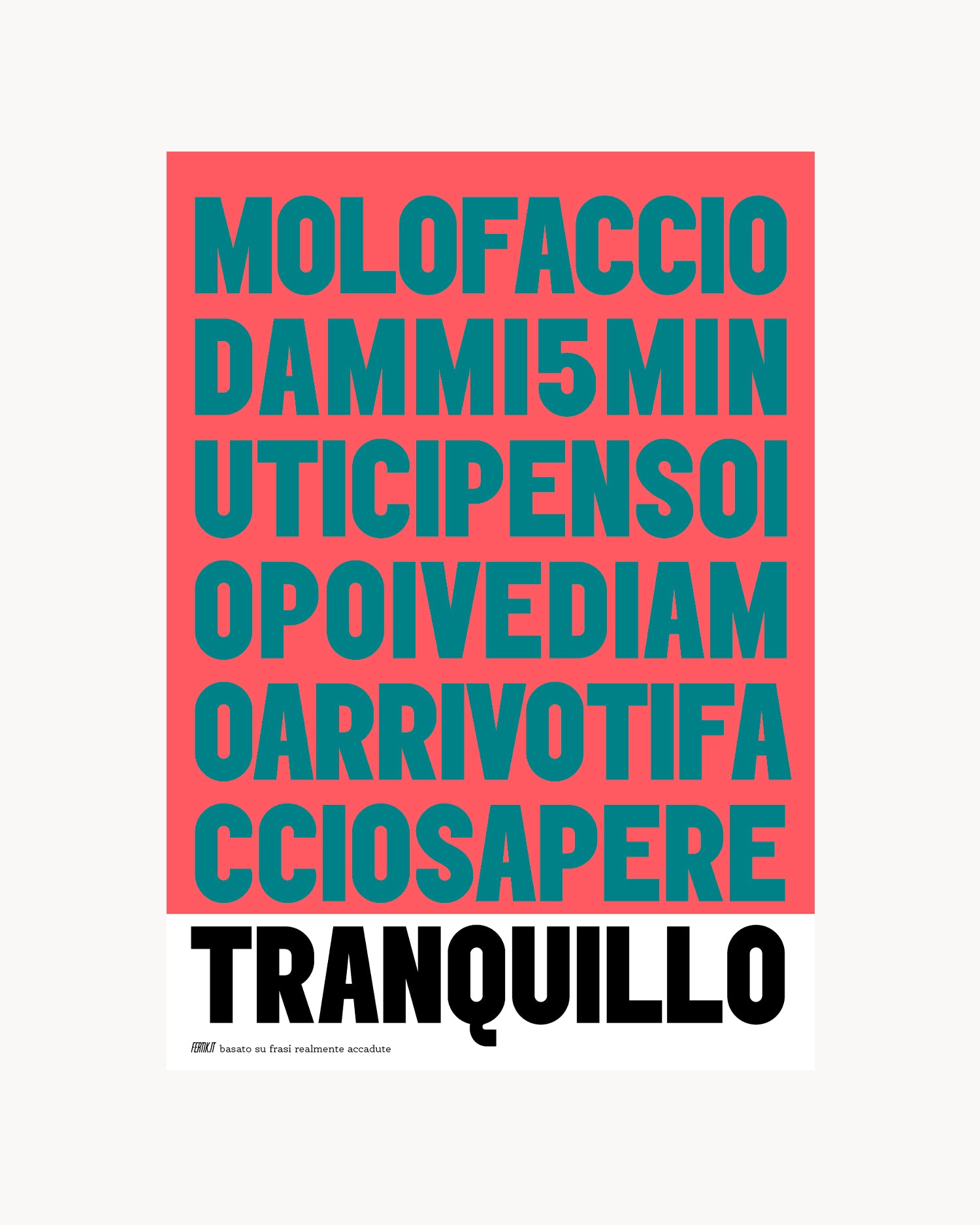 Poster Tranquillo