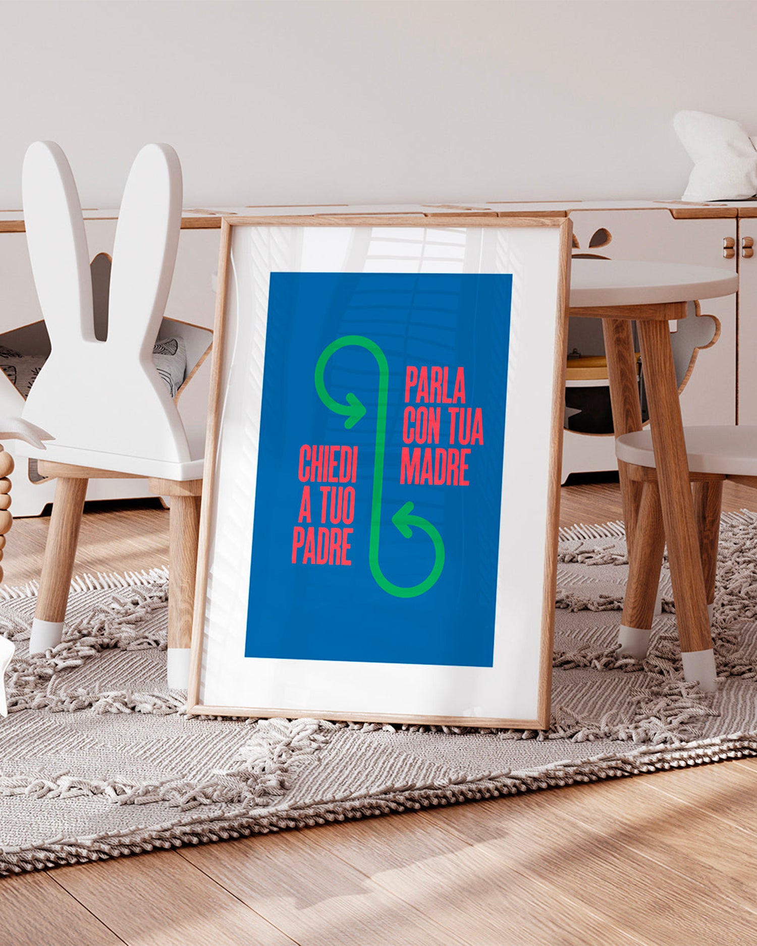 Poster Parla con tua madre <-> Chiedi a tuo padre