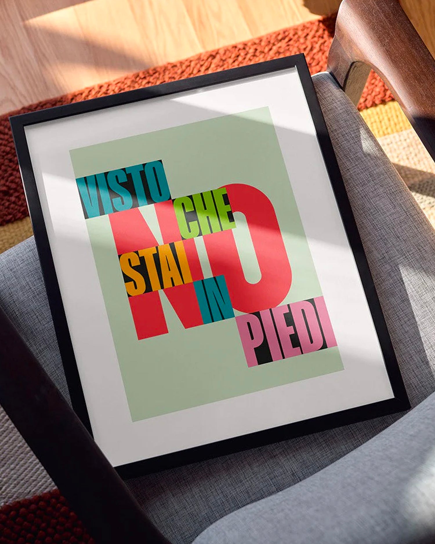 Poster Visto che stai in piedi