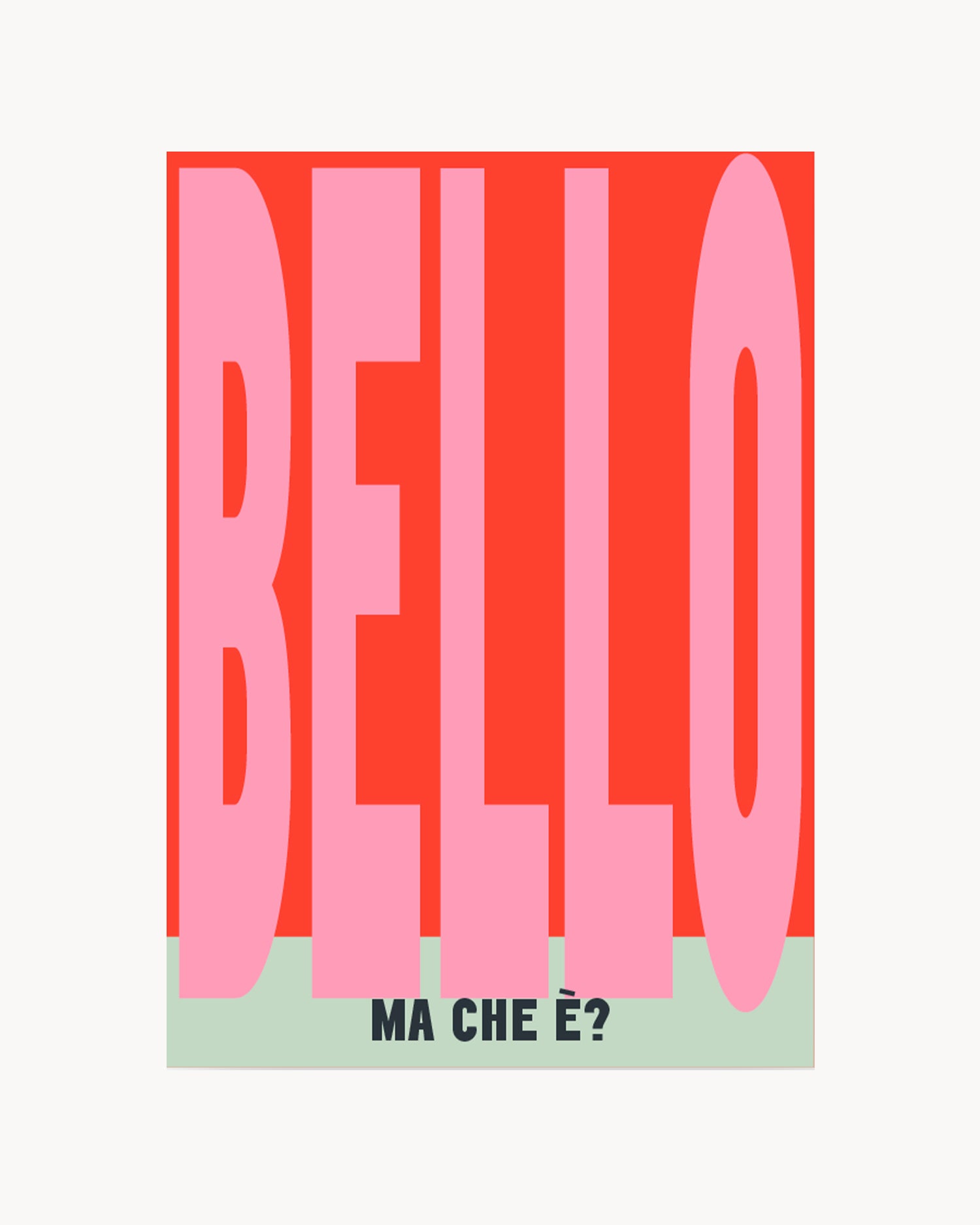 Poster Bello, ma che è?
