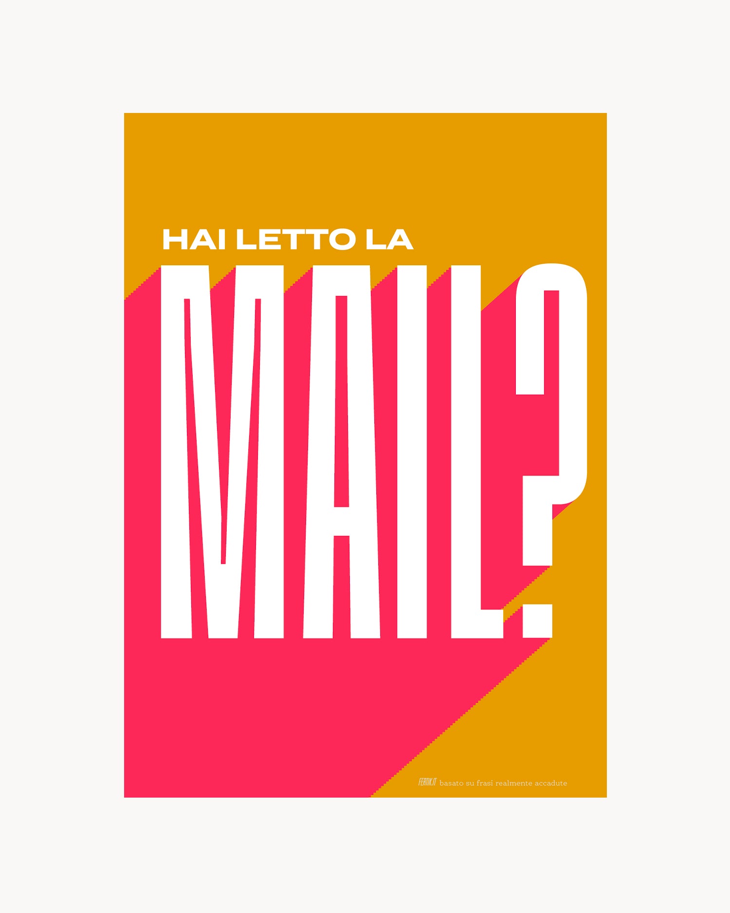 Poster Hai letto la mail?