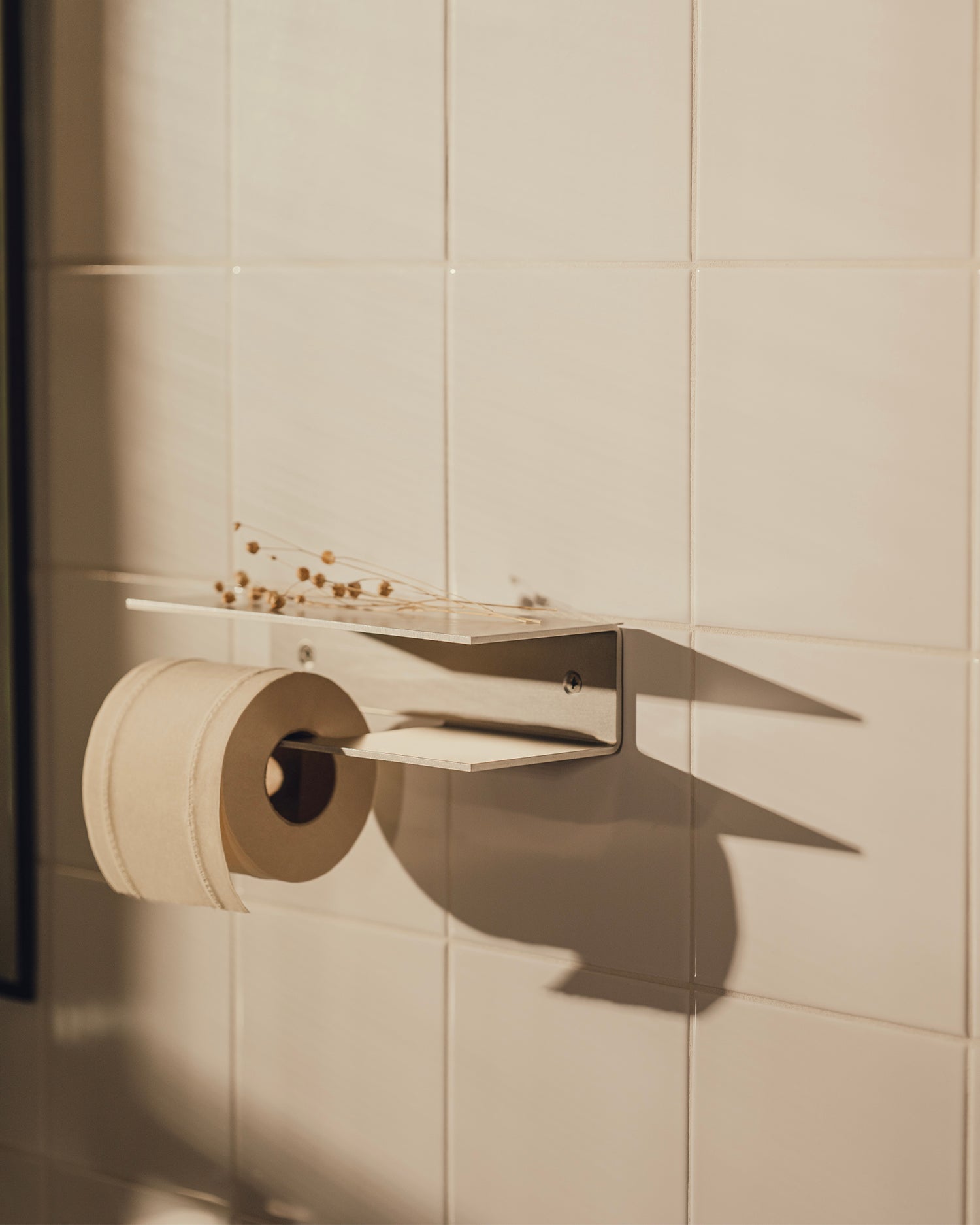 Portarotolo carta igienica in alluminio Raww