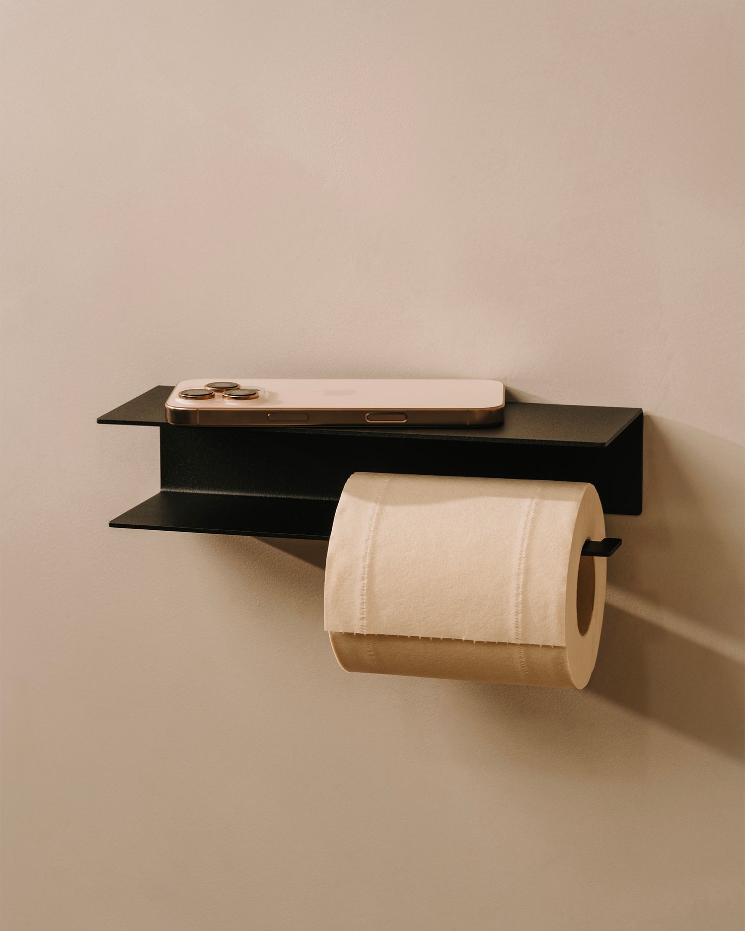 Portarotolo carta igienica in metallo Berno