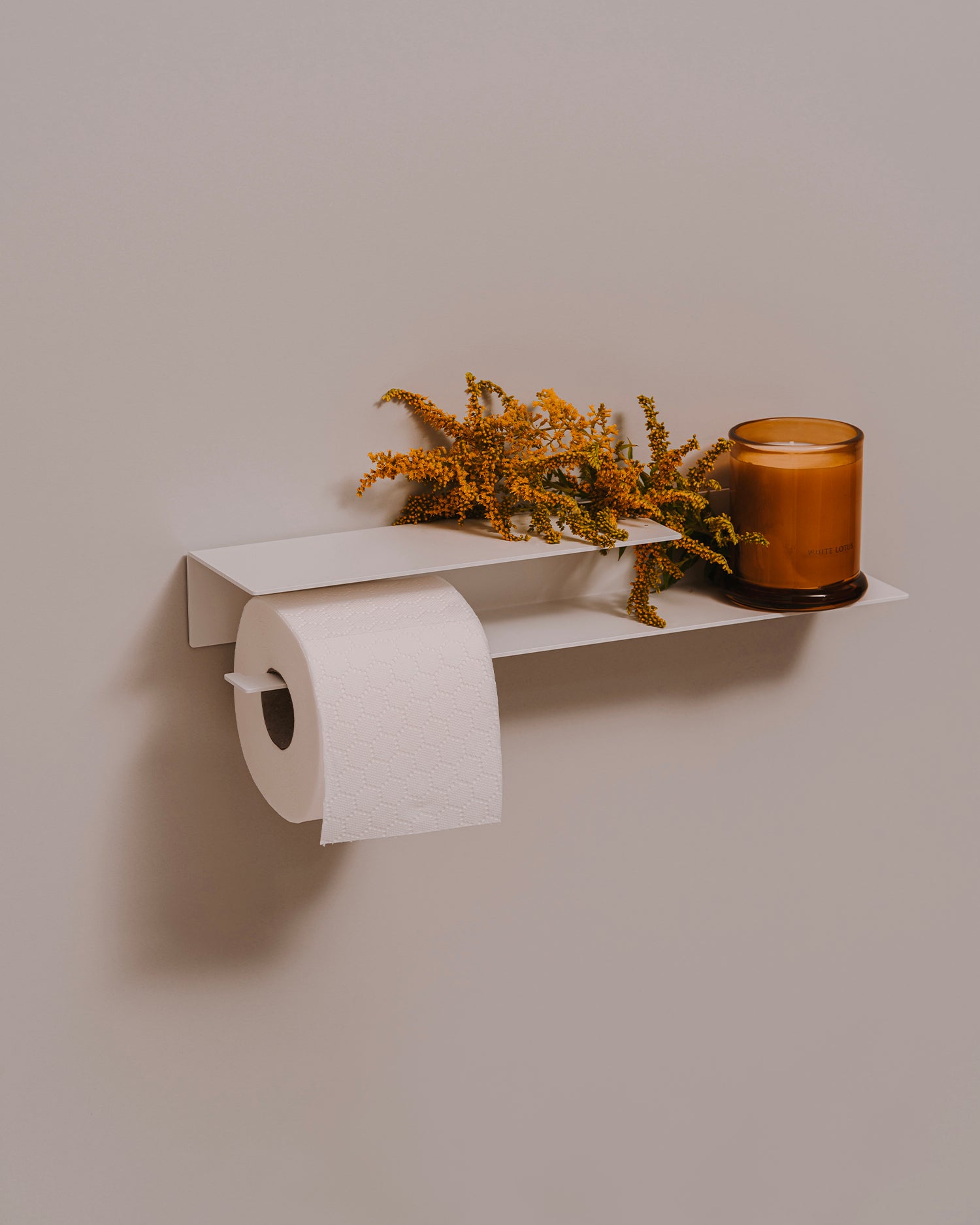 Portarotolo carta igienica in metallo Berno