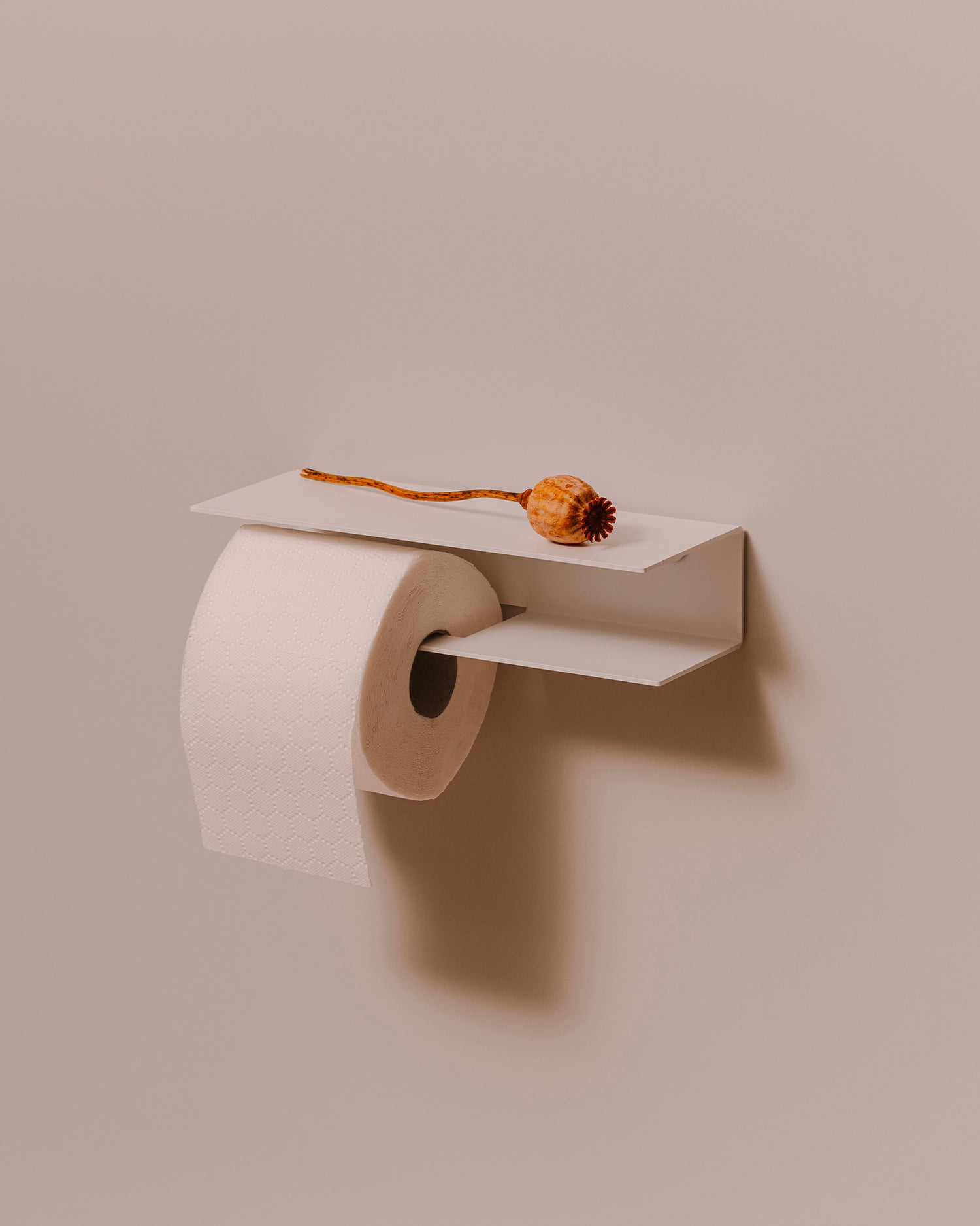 Portarotolo carta igienica in metallo Berno