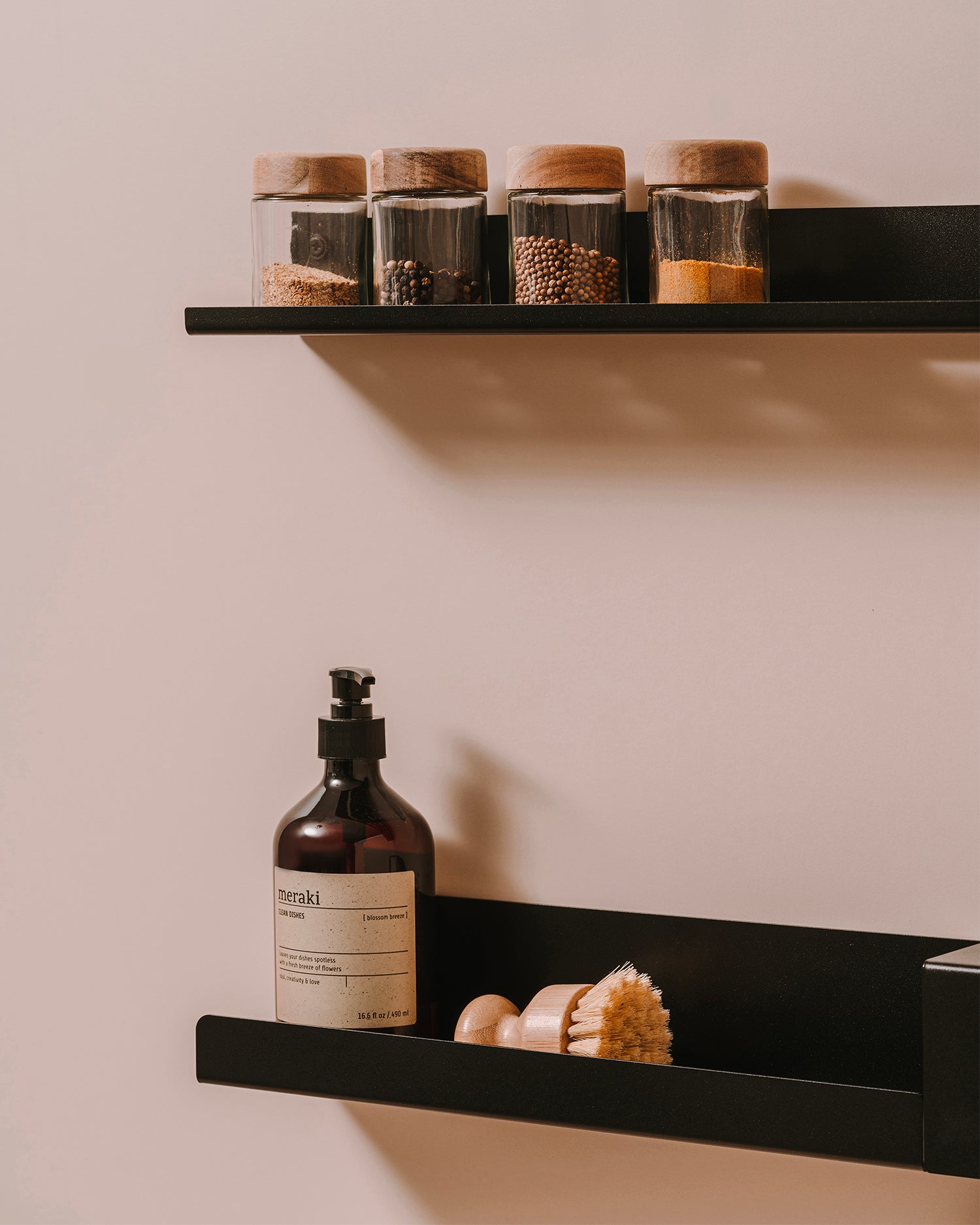 Mensola in metallo con ganci Nice