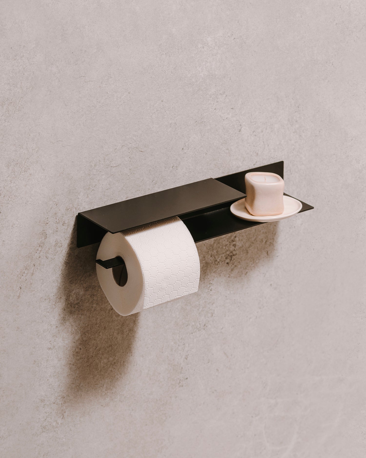 Portarotolo carta igienica in metallo Berno