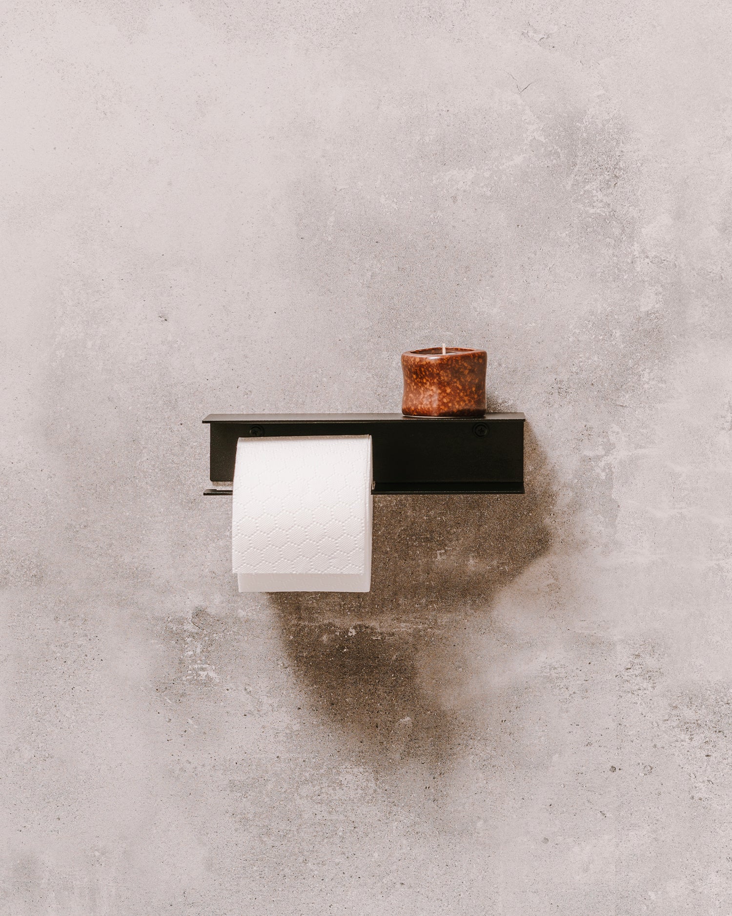 Portarotolo carta igienica in metallo Berno