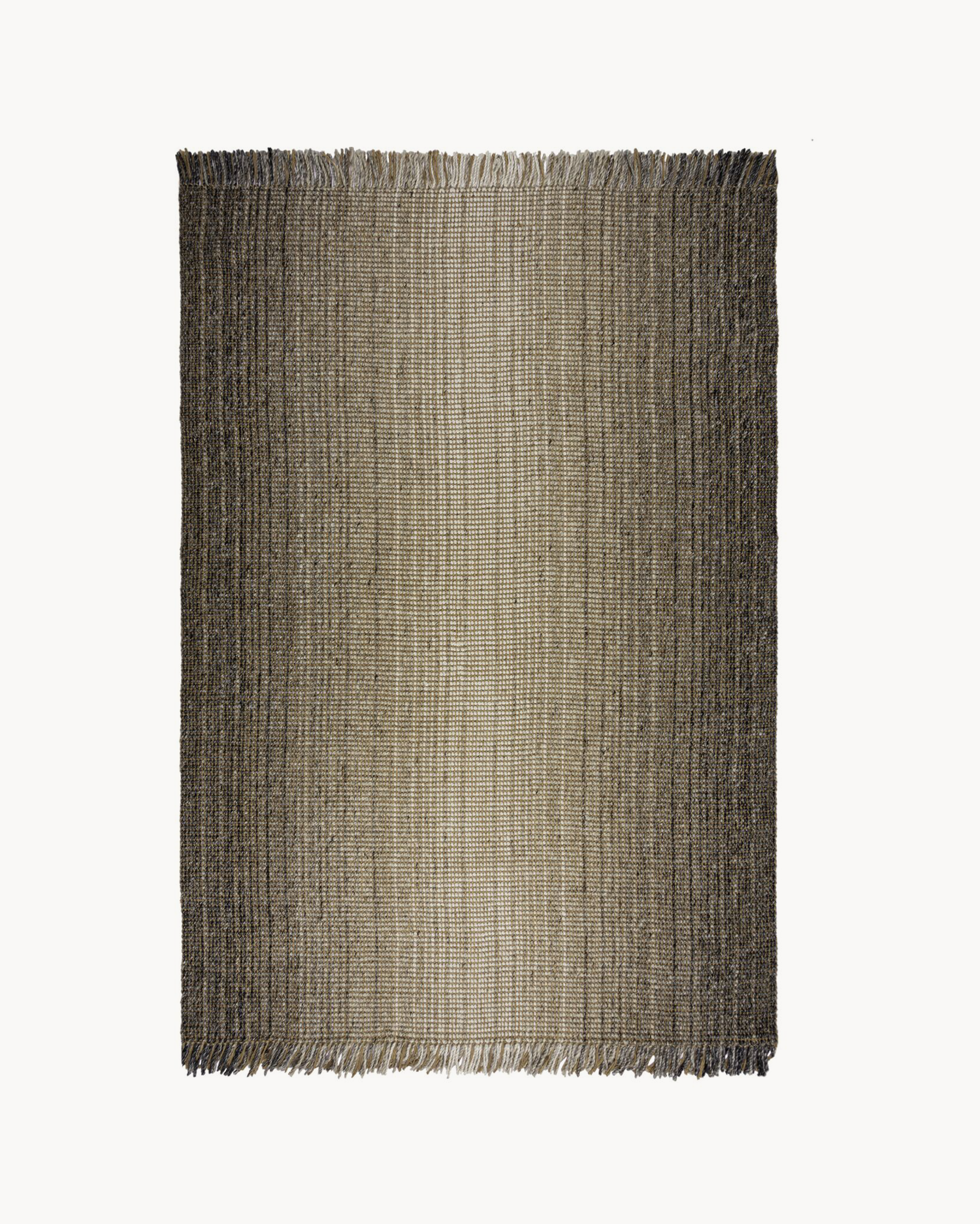 Tappeto in juta Ombre, grigio