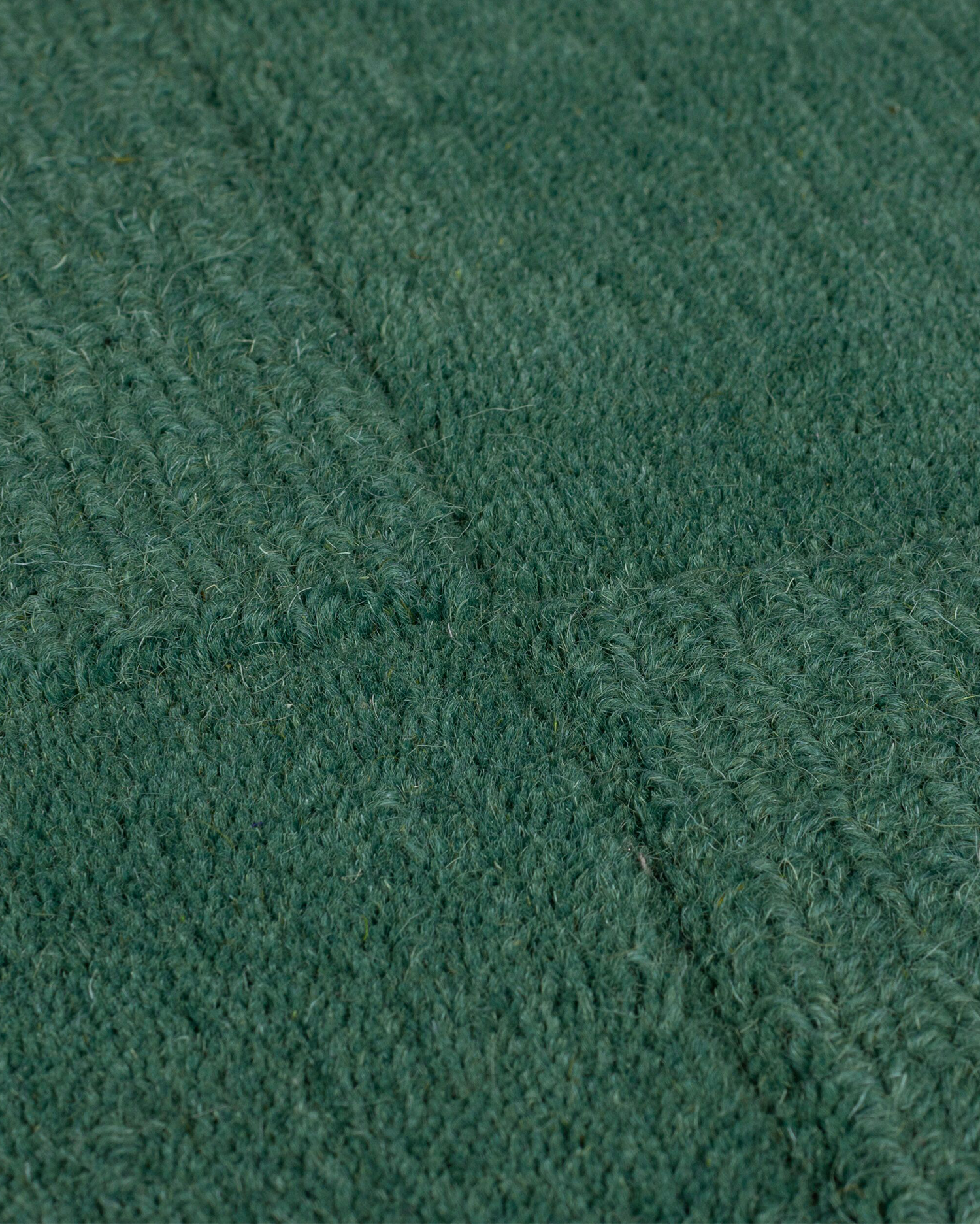 Tappeto in lana a quadri Demi, verde