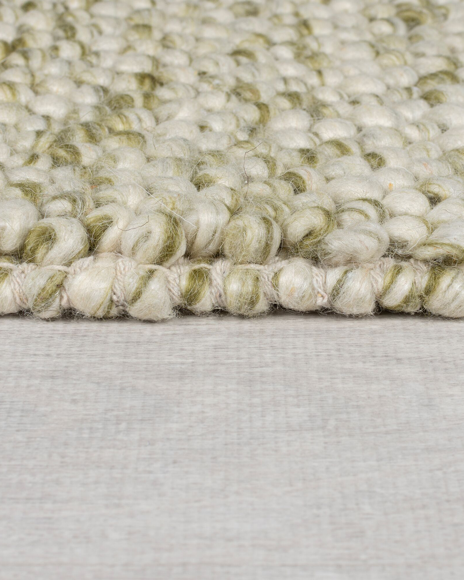 Tappeto in lana Minerals, verde