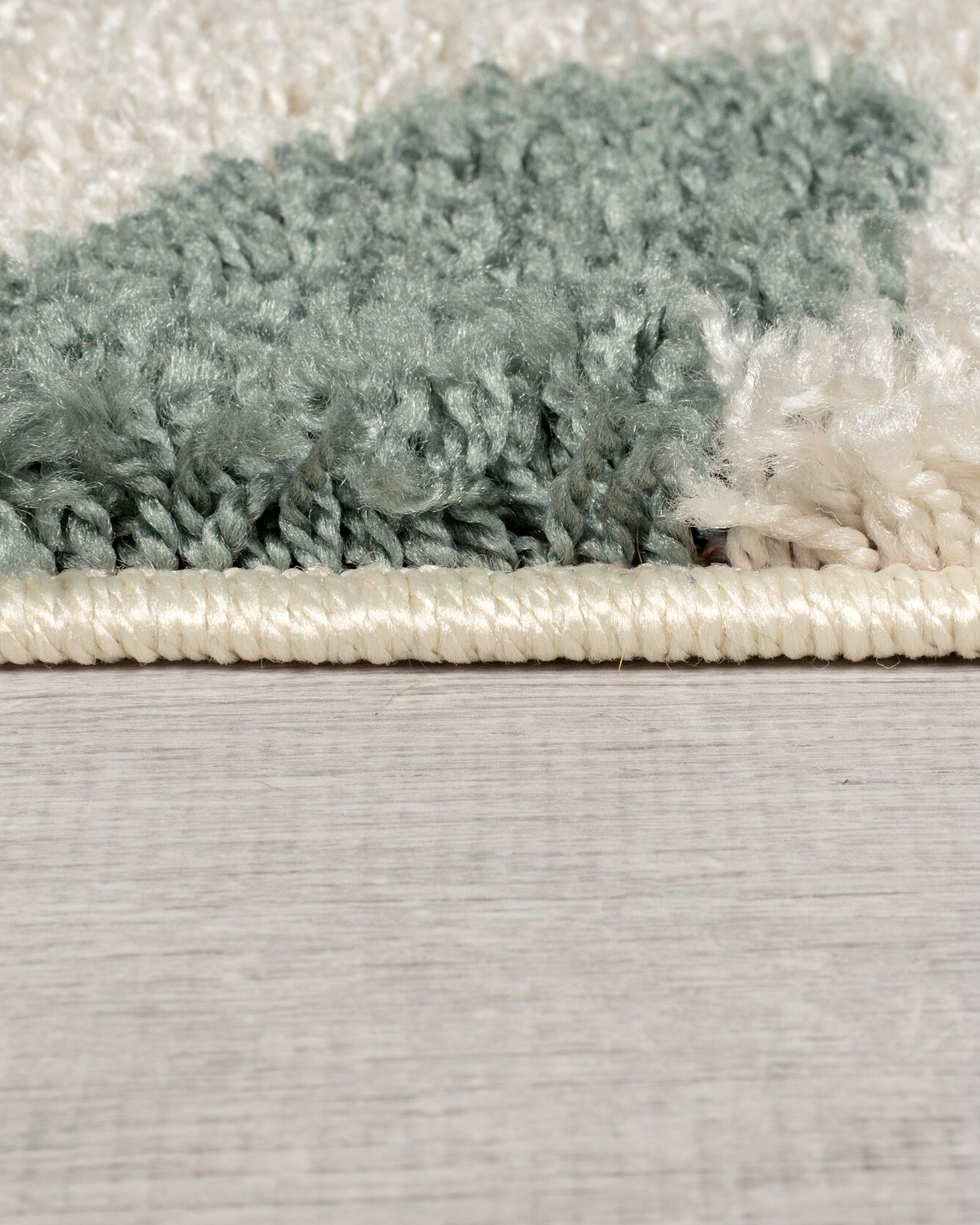 Tappeto con design spettinato Squiggle
