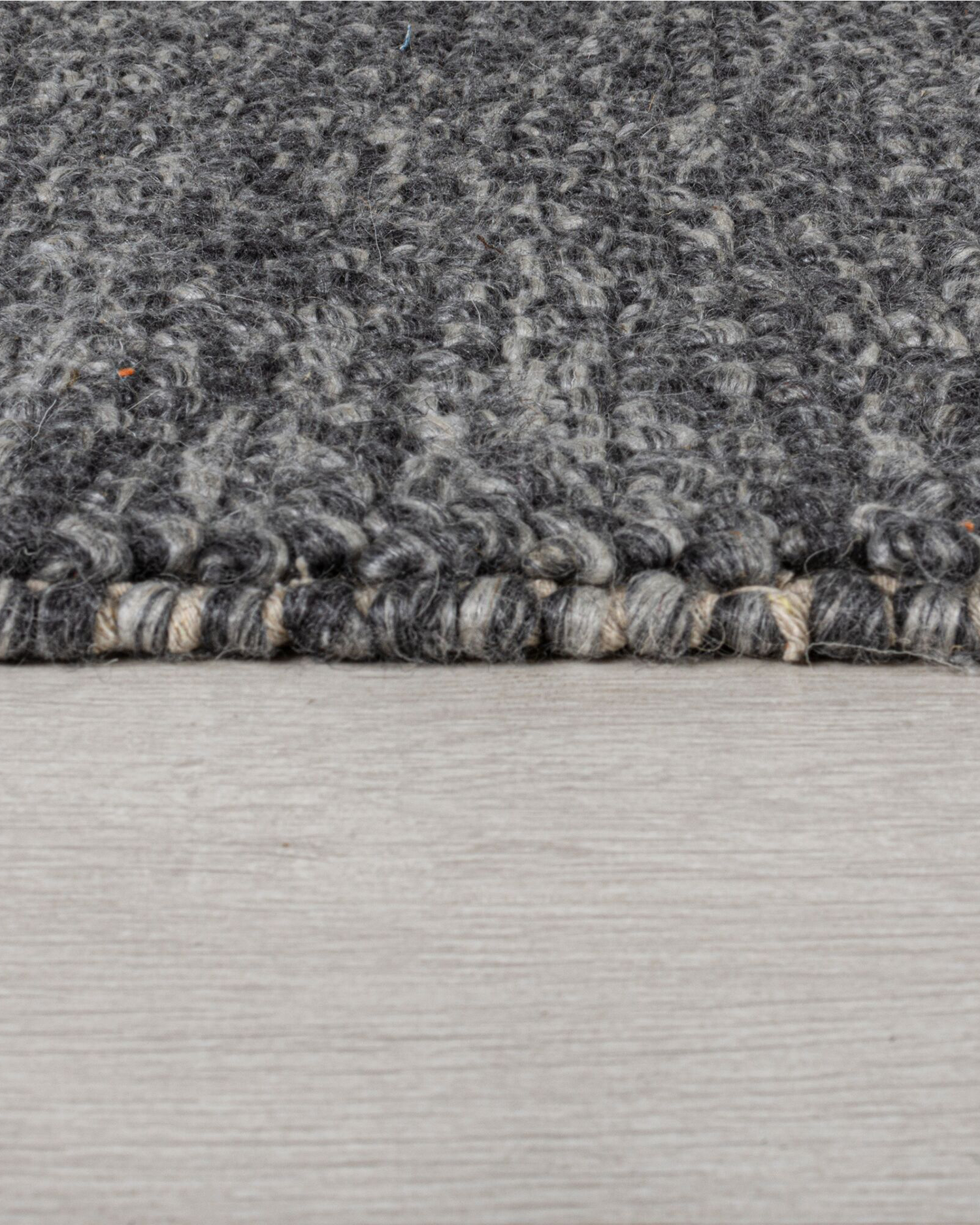 Tappeto in lana Minerals, grigio scuro