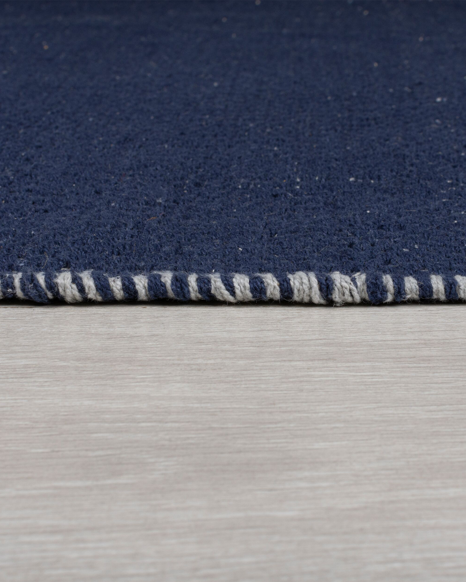Tappeto reversibile in cotone pom pom, blu