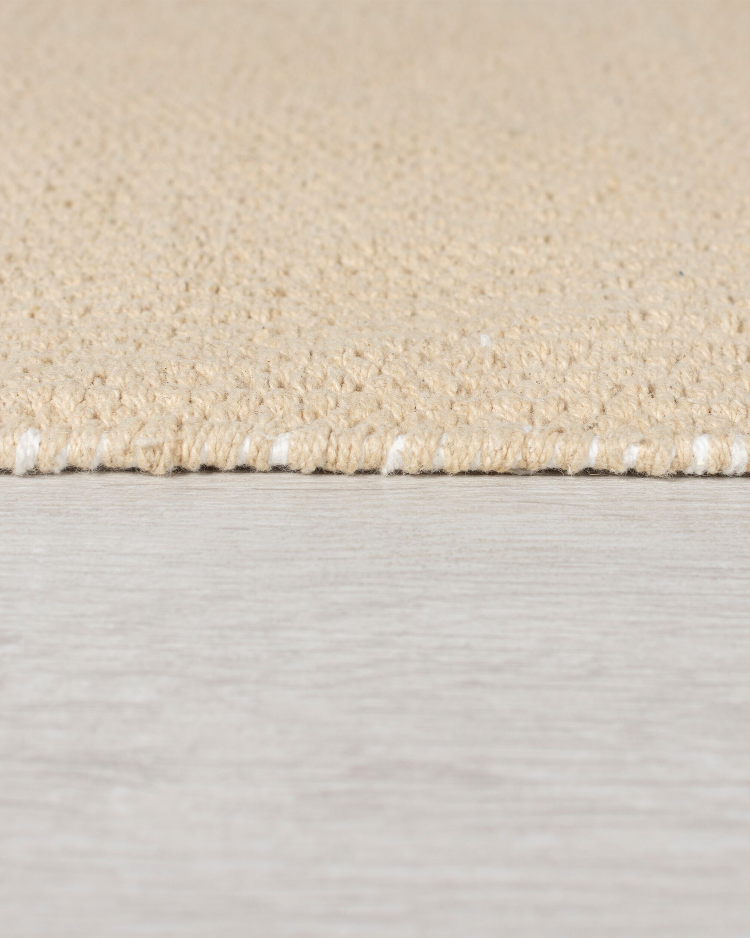 Tappeto reversibile in cotone pom pom, naturale
