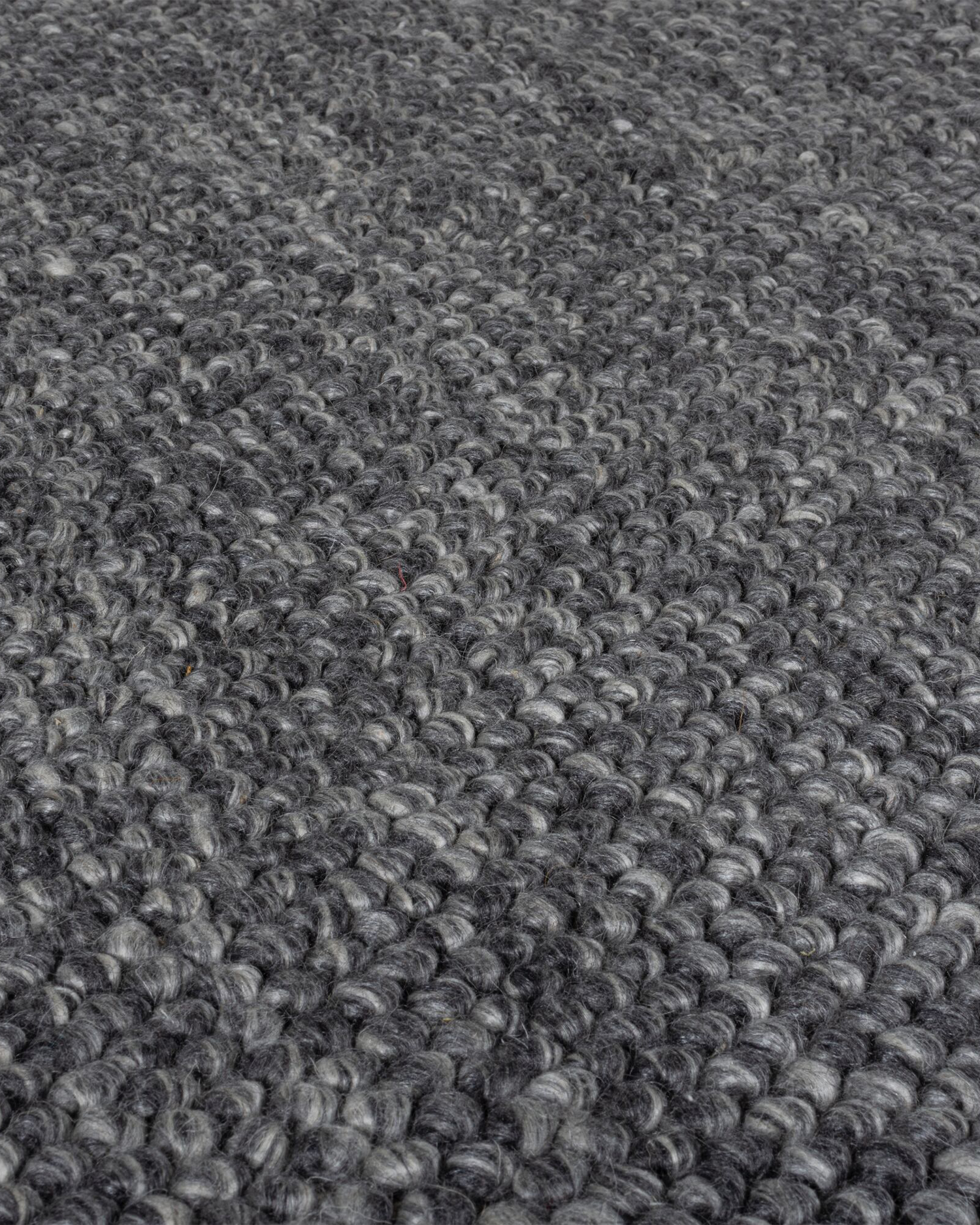 Tappeto in lana Minerals, grigio scuro