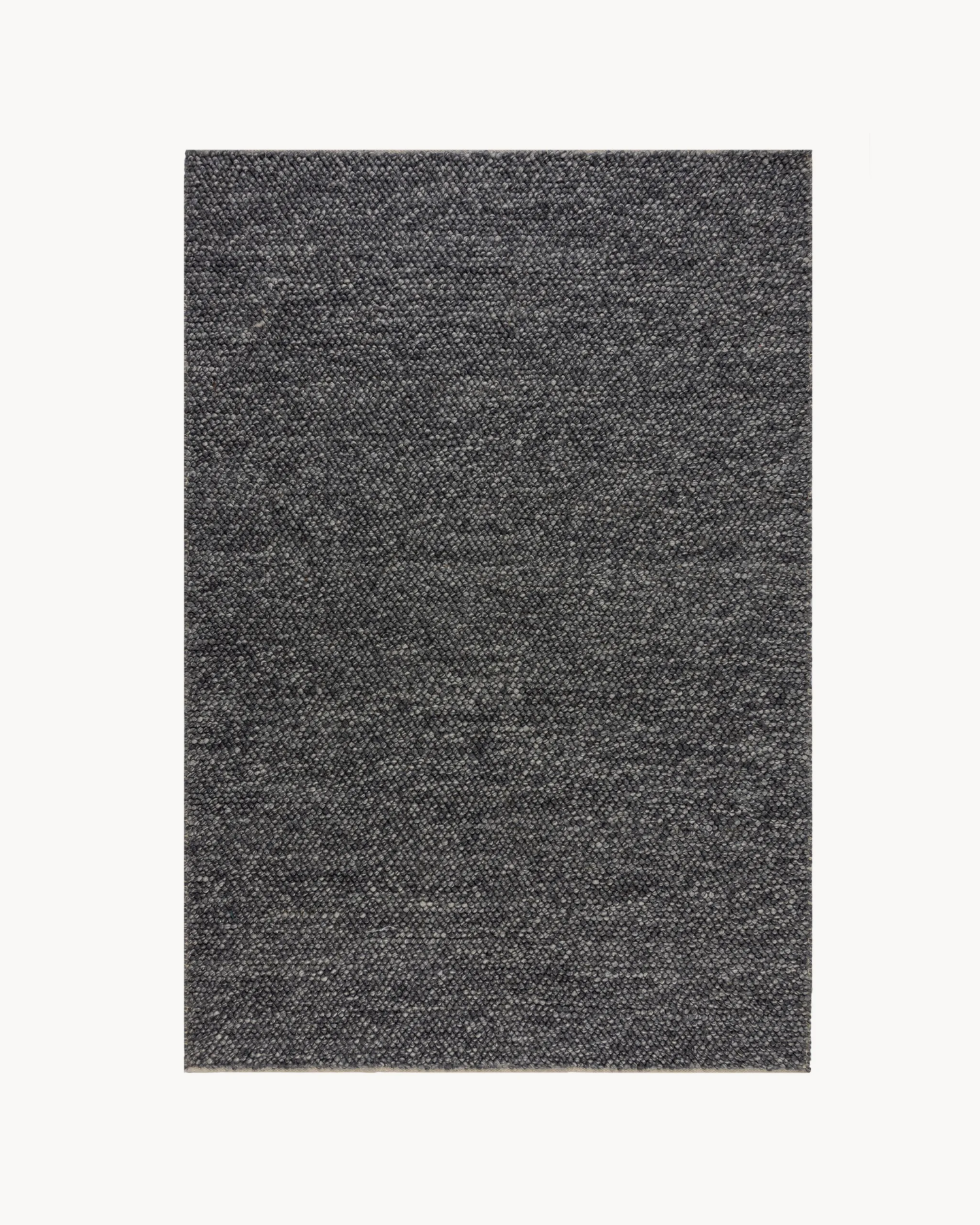 Tappeto in lana Minerals, grigio scuro
