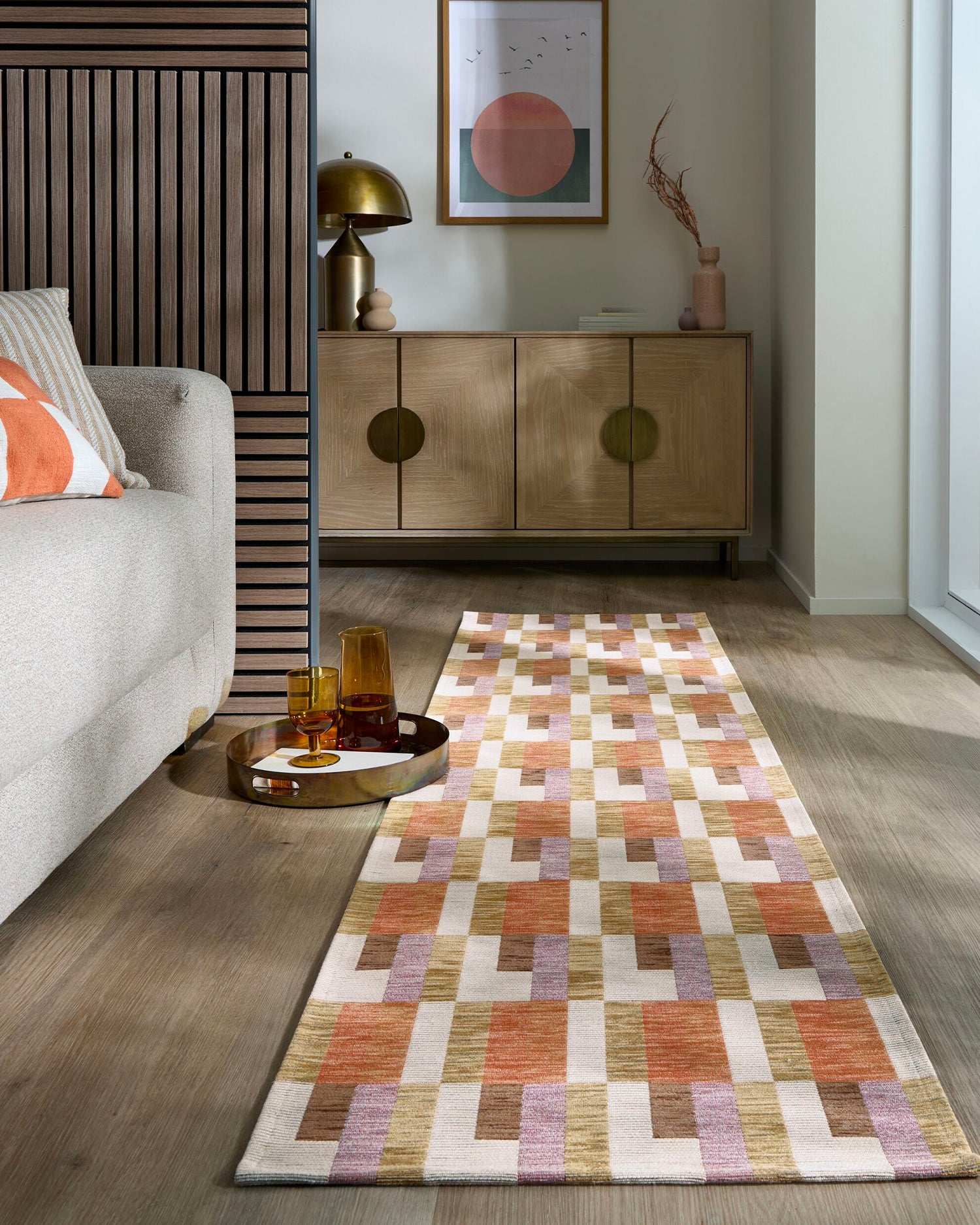 Runner geometrico Riley Block