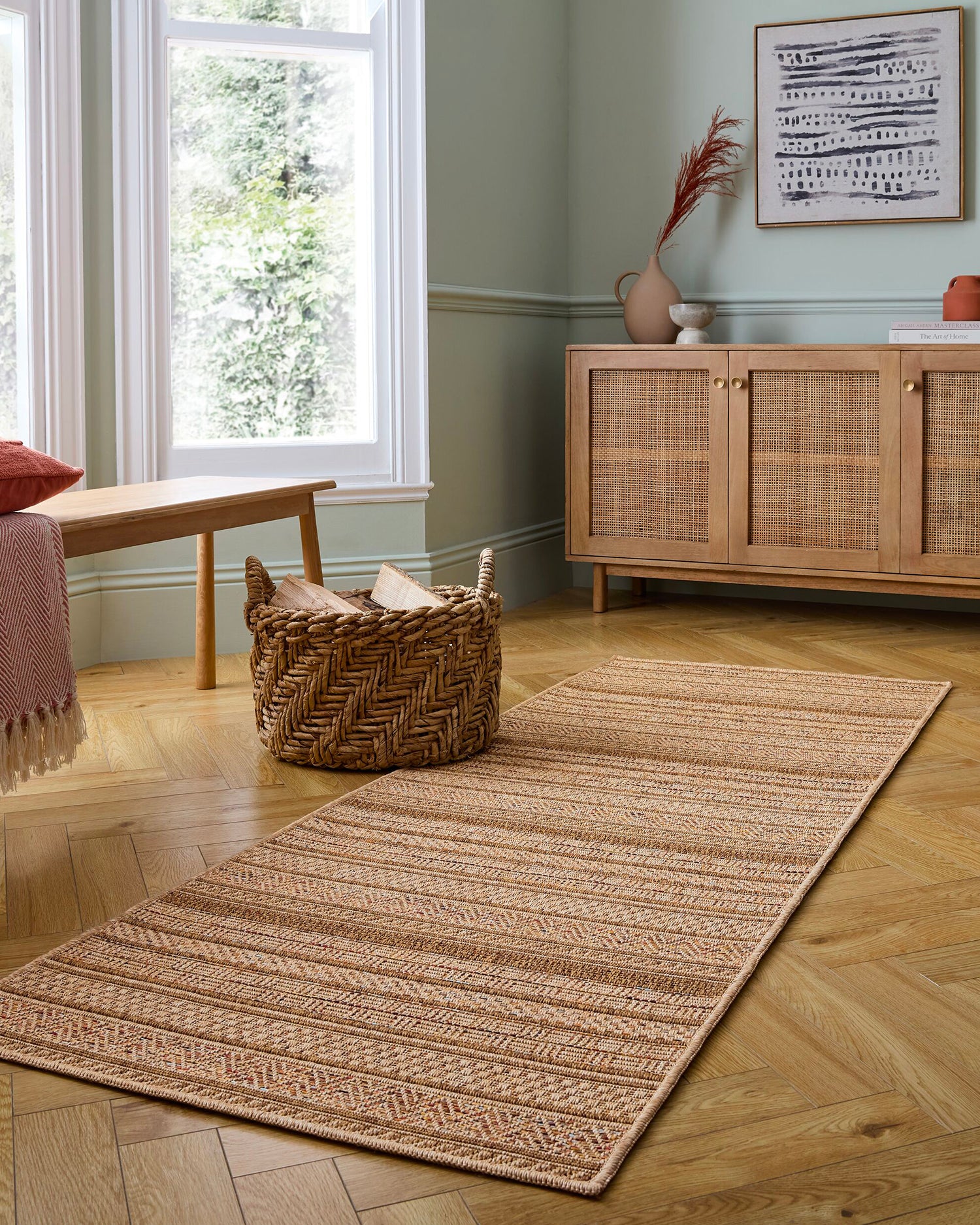 Runner per interni ed esterni effetto juta Farah