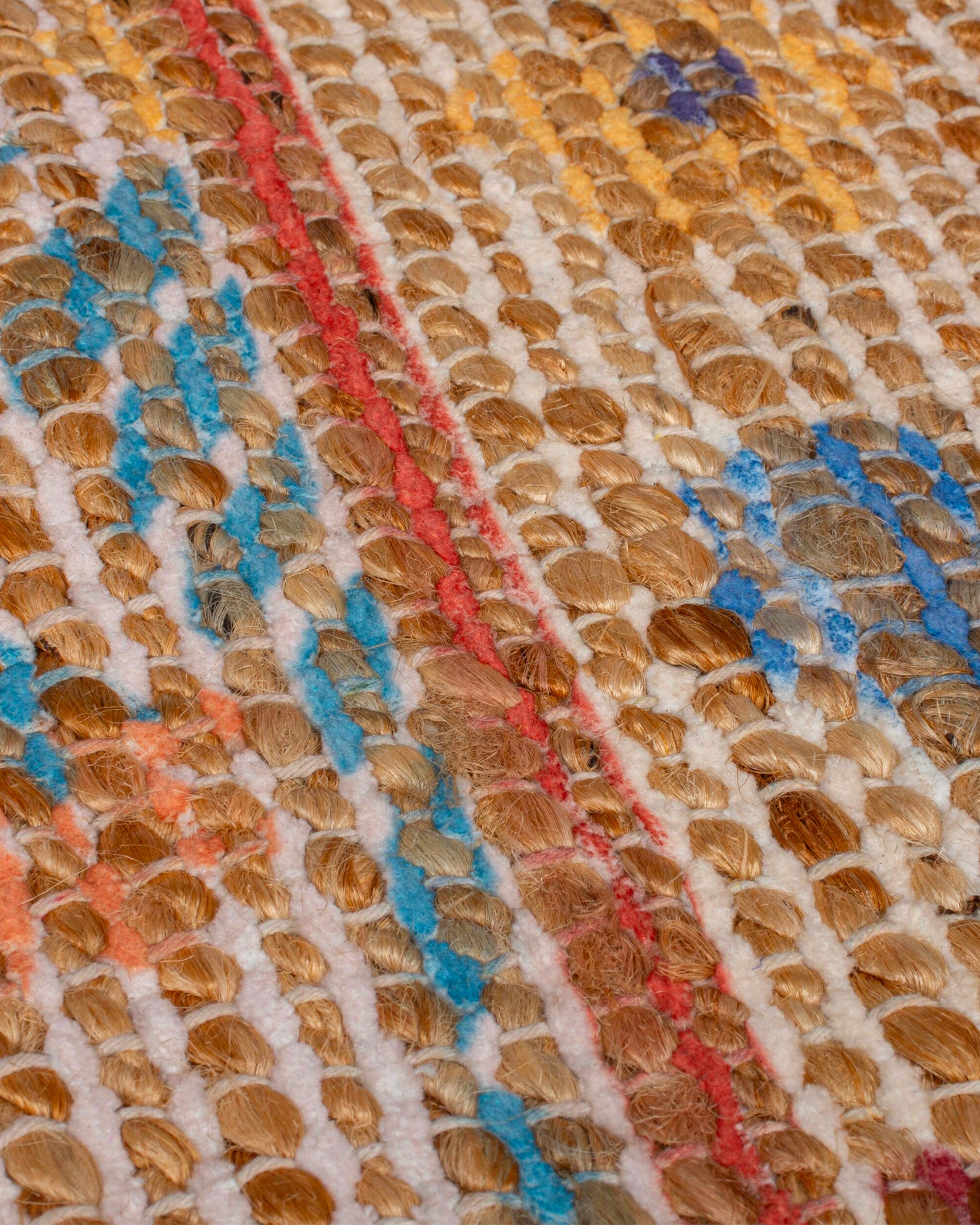 Tappeto patchwork in juta Taylor