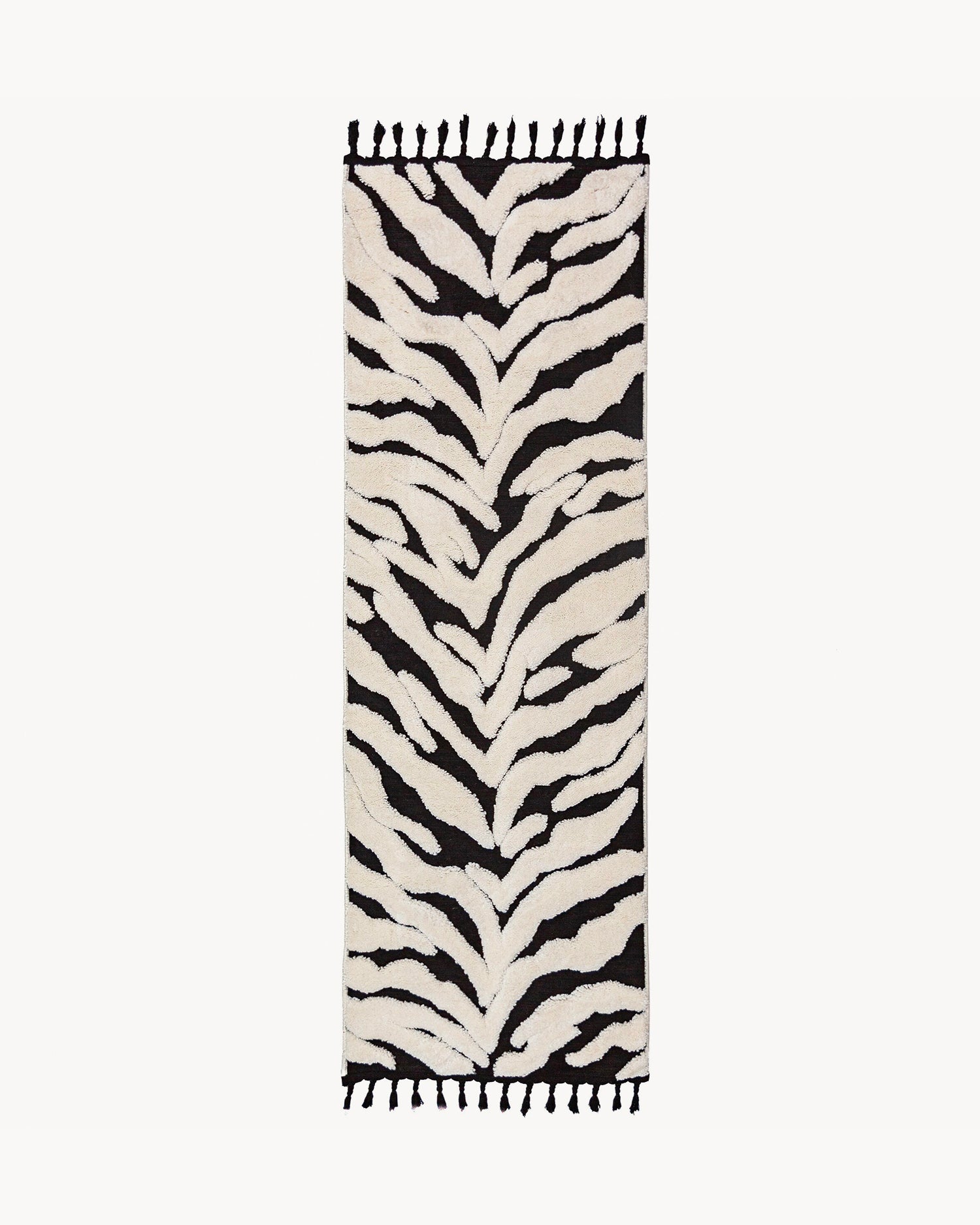 Runner moderno con nappe Esra Zebra