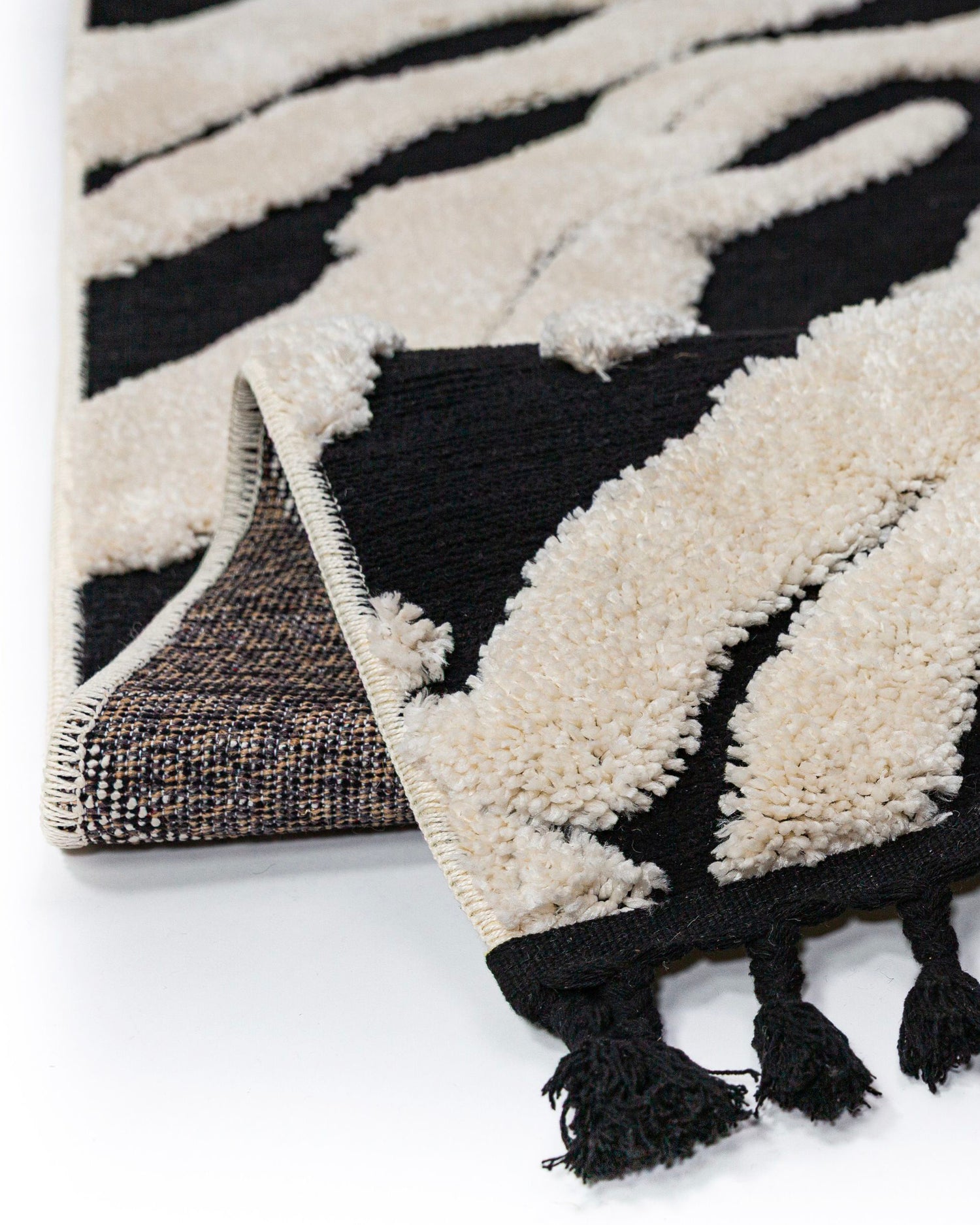 Runner moderno con nappe Esra Zebra