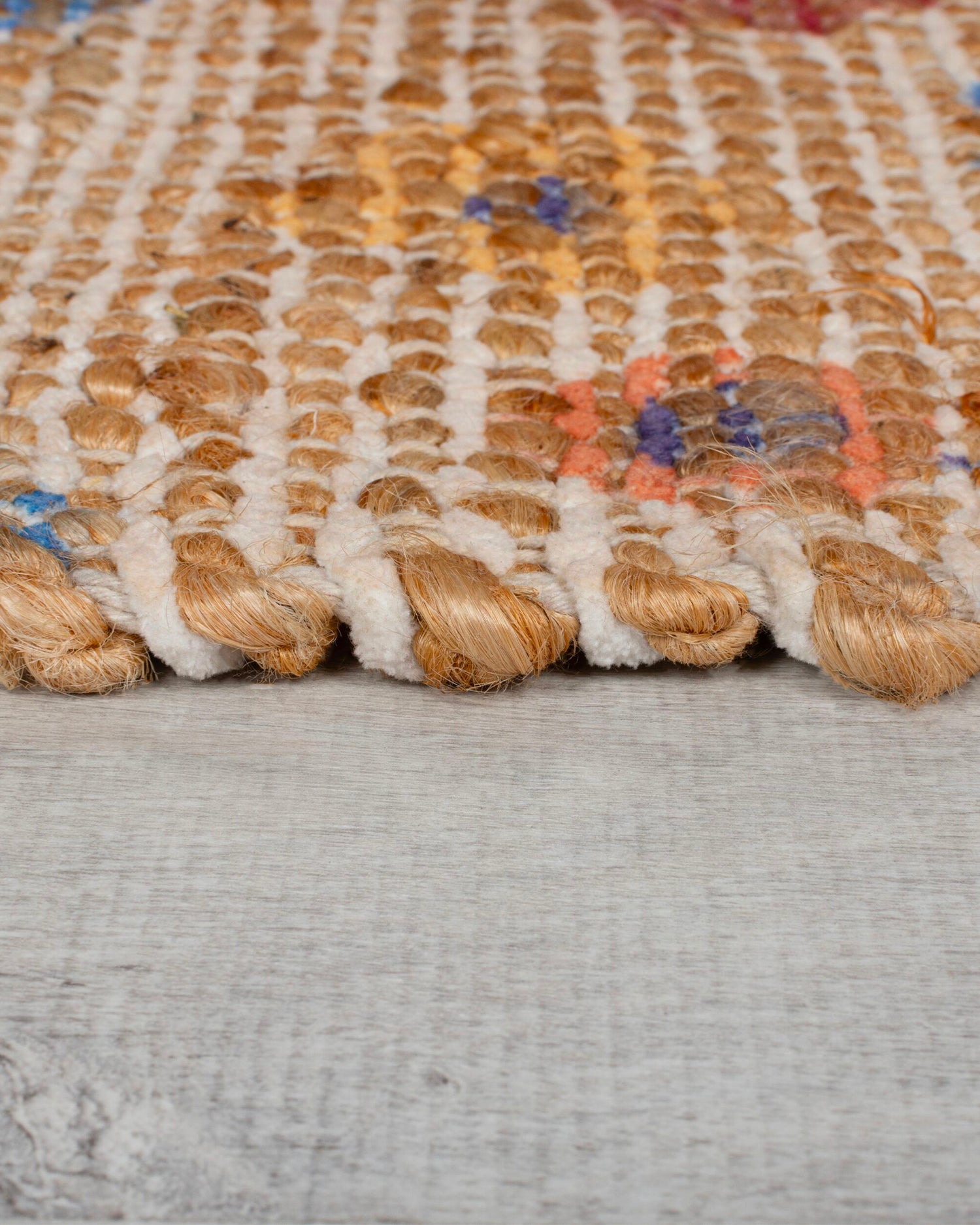 Tappeto patchwork in juta Taylor