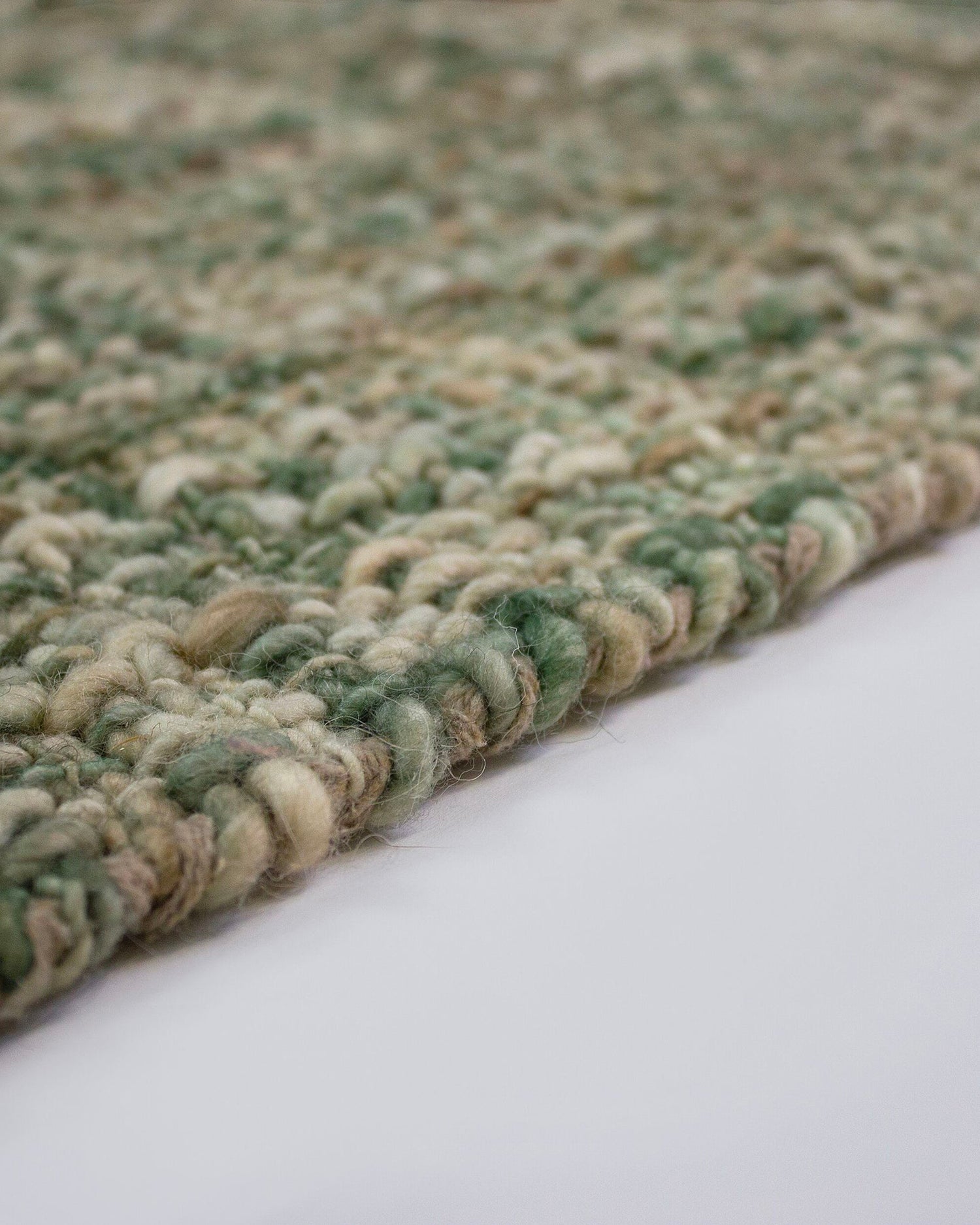Tappeto fatto a mano in lana Heather