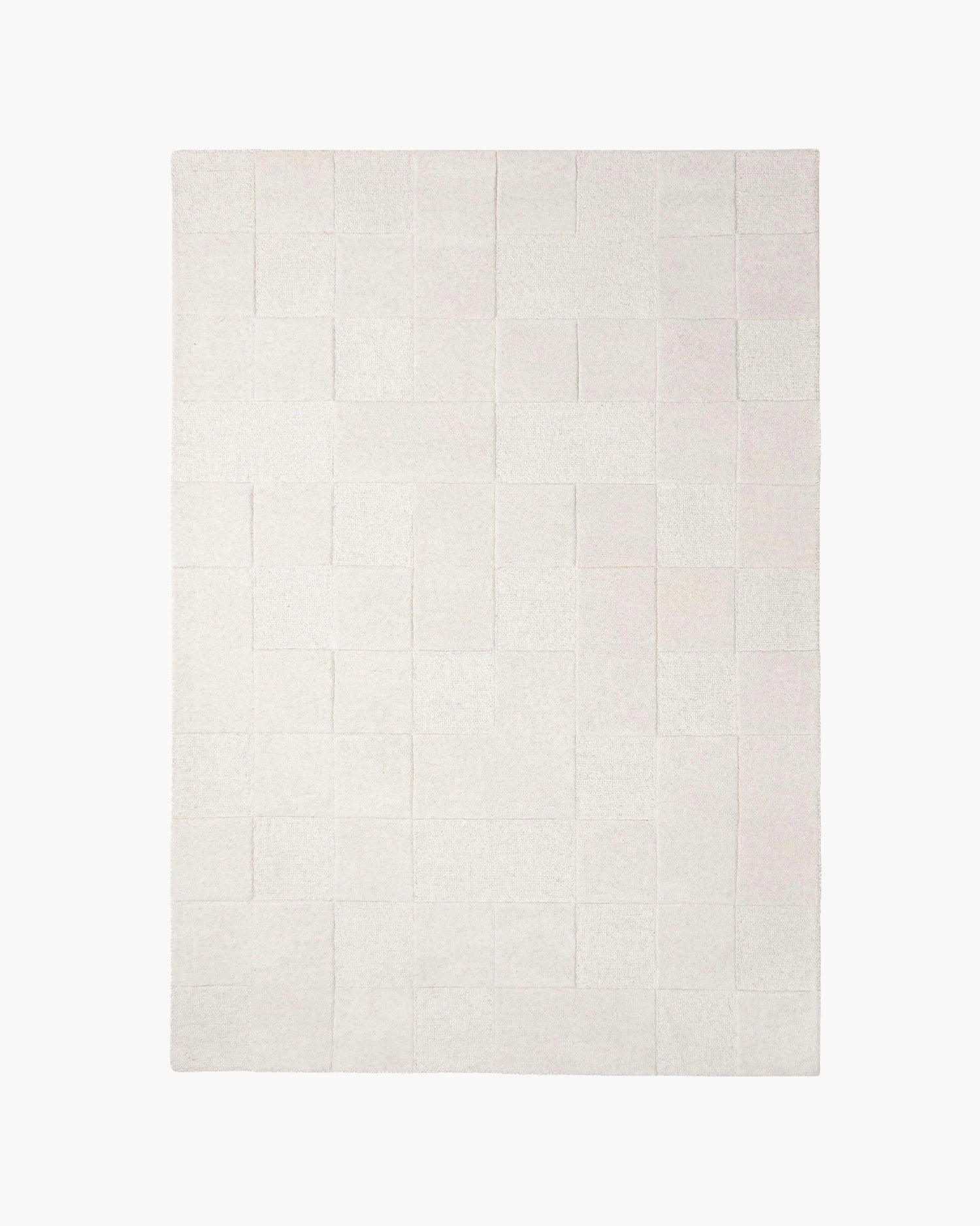 Tappeto moderno in lana Checkerboard