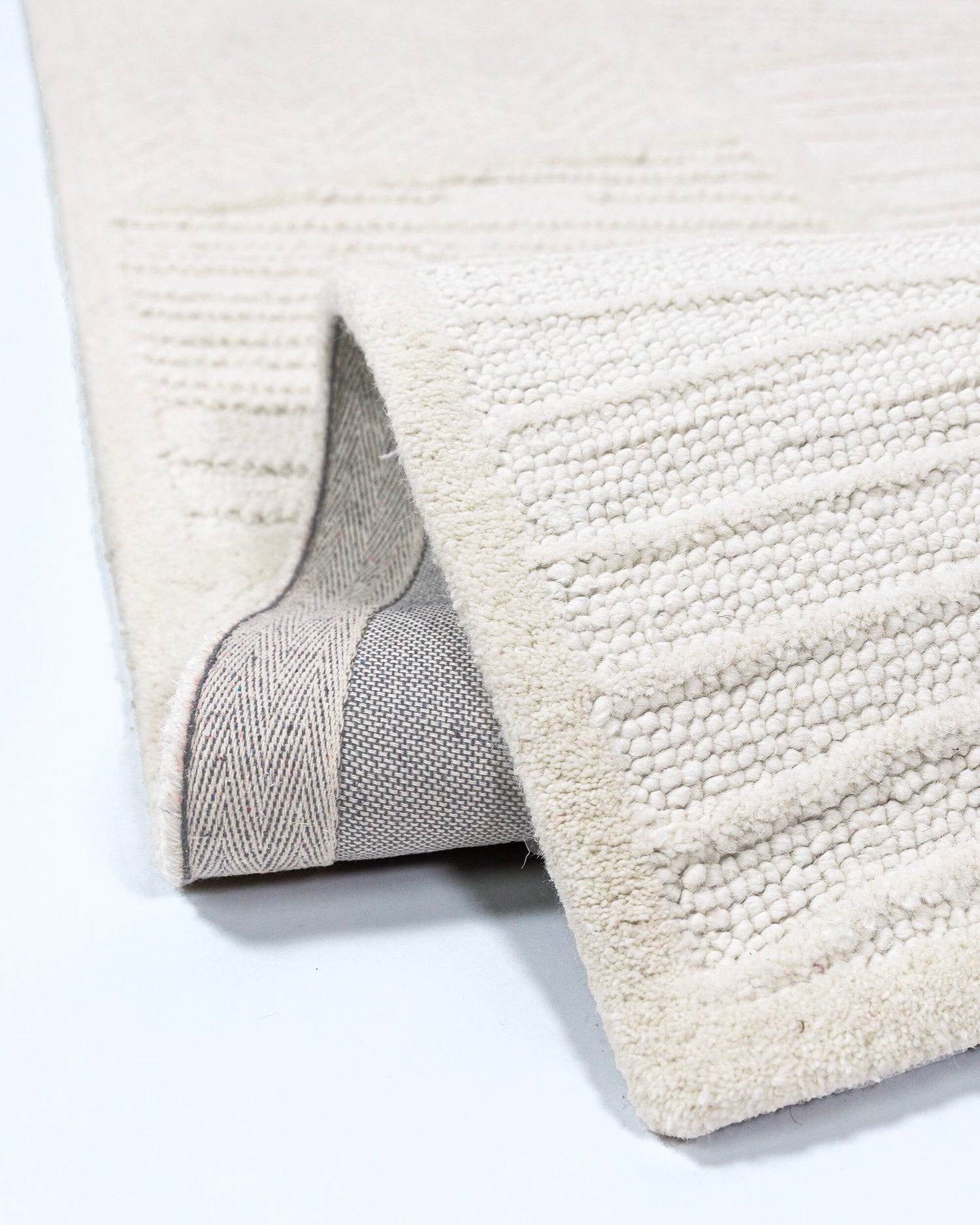 Runner in misto lana Sculptured Blocks