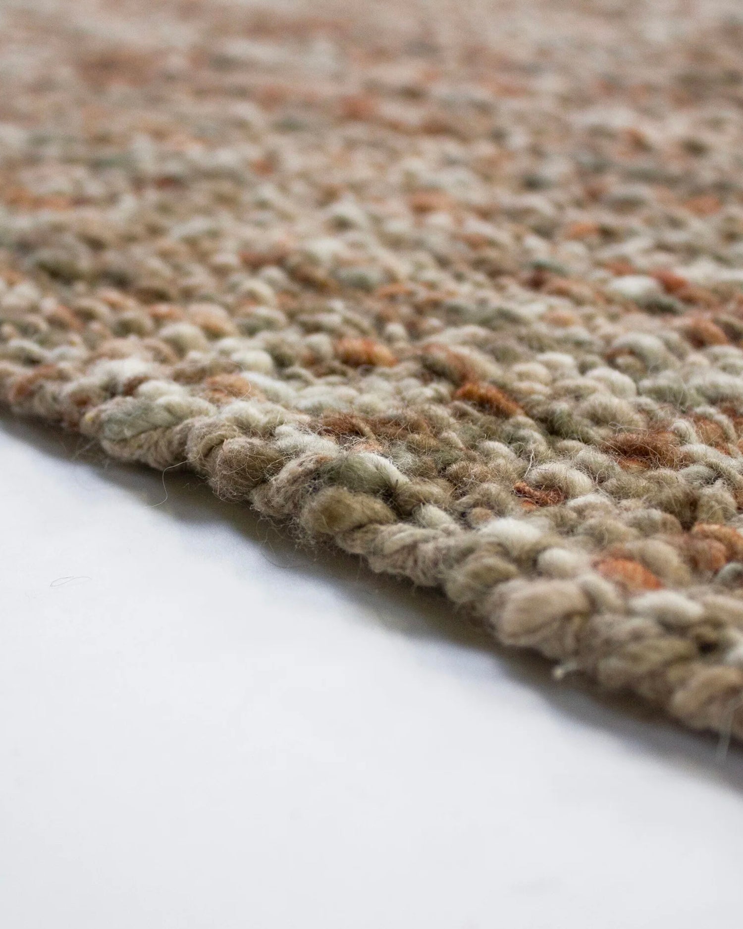 Tappeto fatto a mano in lana Heather