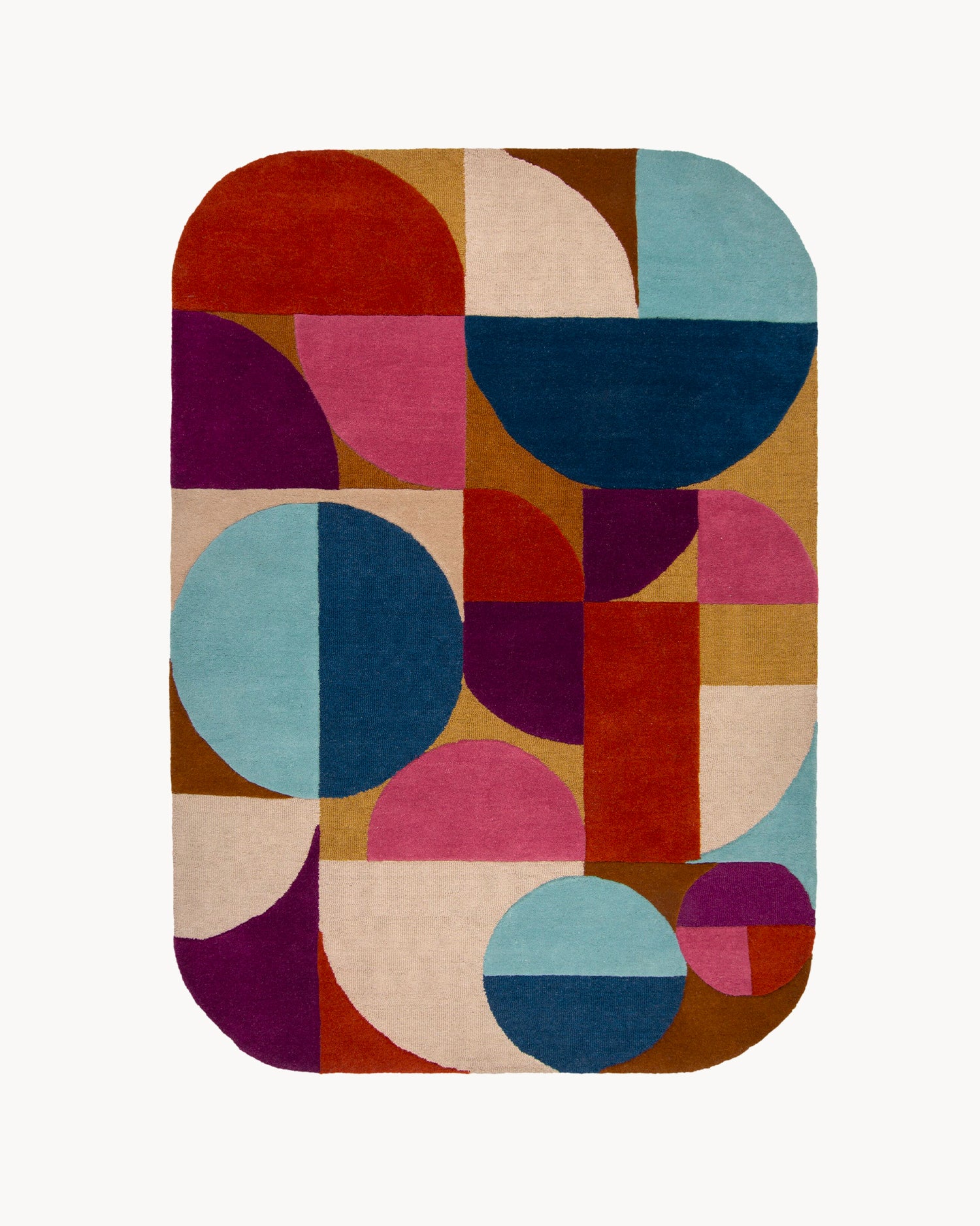 Tappeto fatto a mano in lana Mia Arch