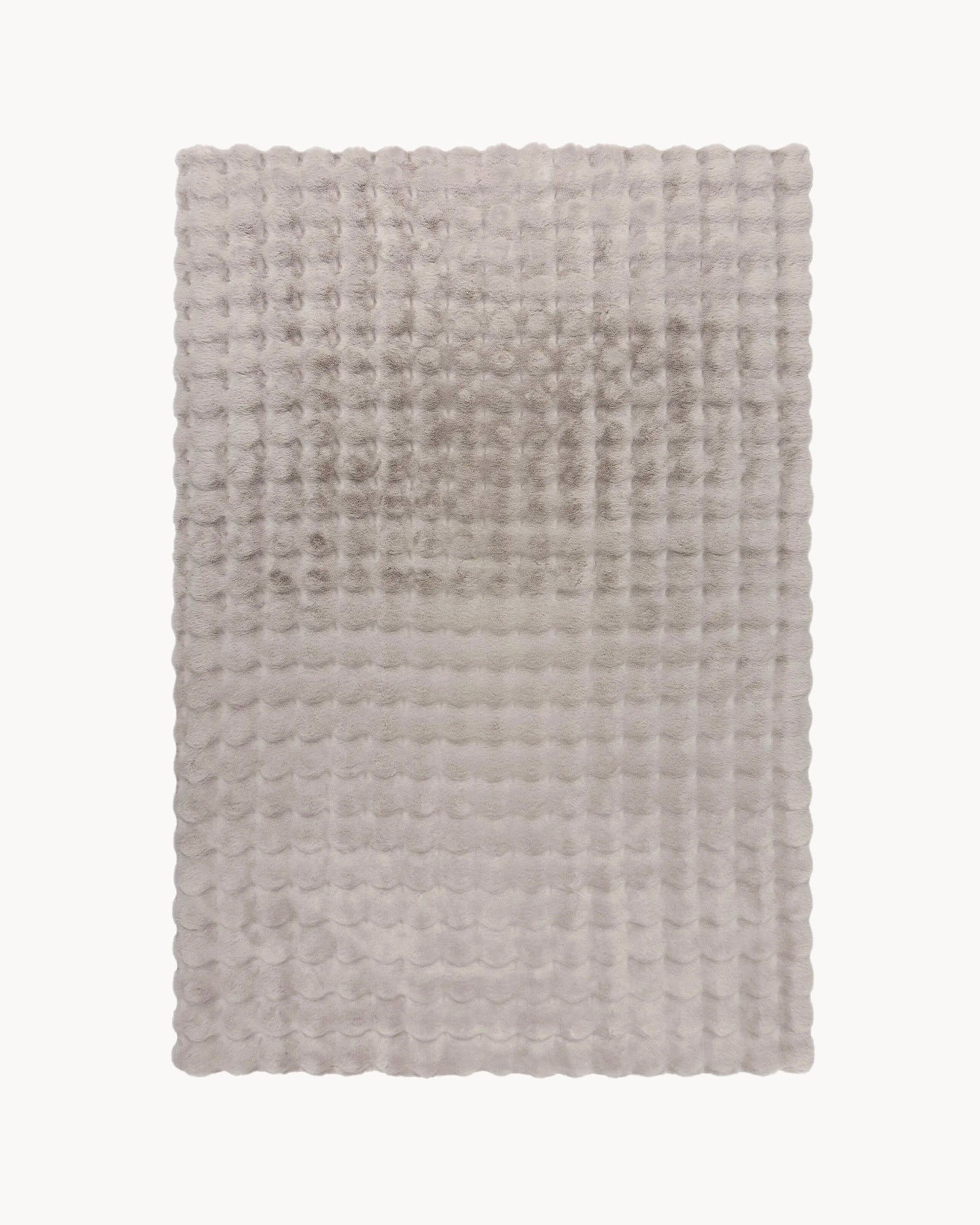 Tappeto effetto bubble Waffle, grigio