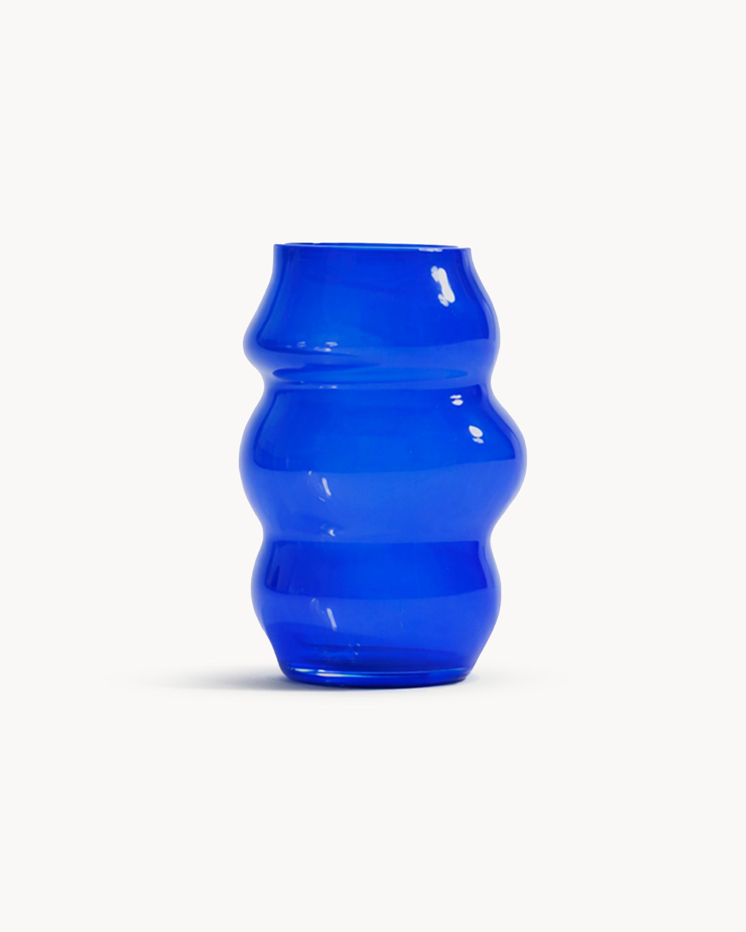 Vaso in cristallo realizzato a mano Muse