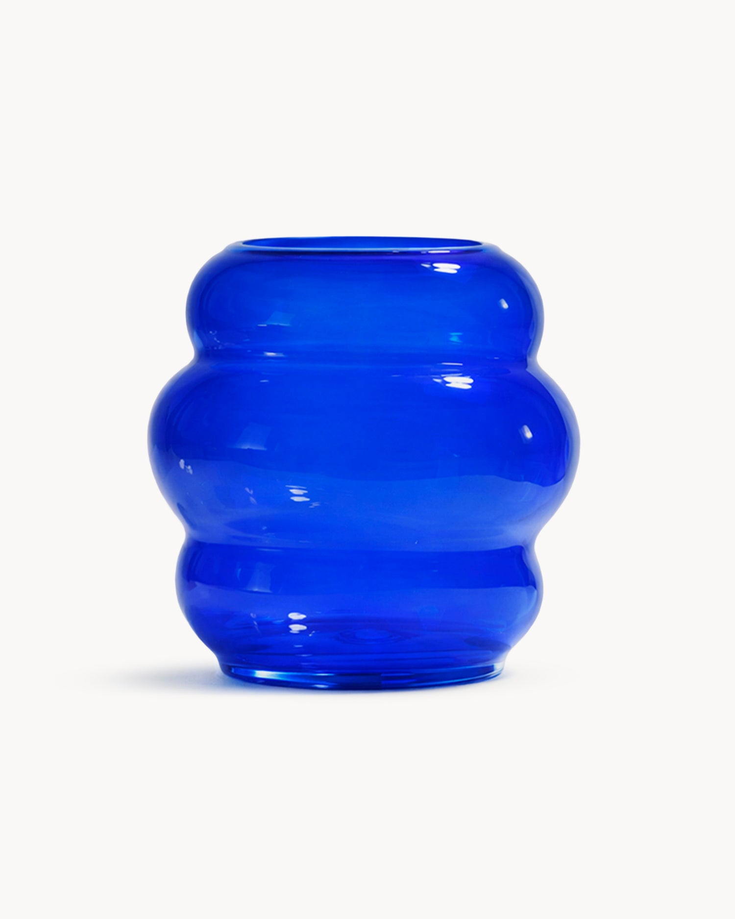 Vaso in cristallo realizzato a mano Muse