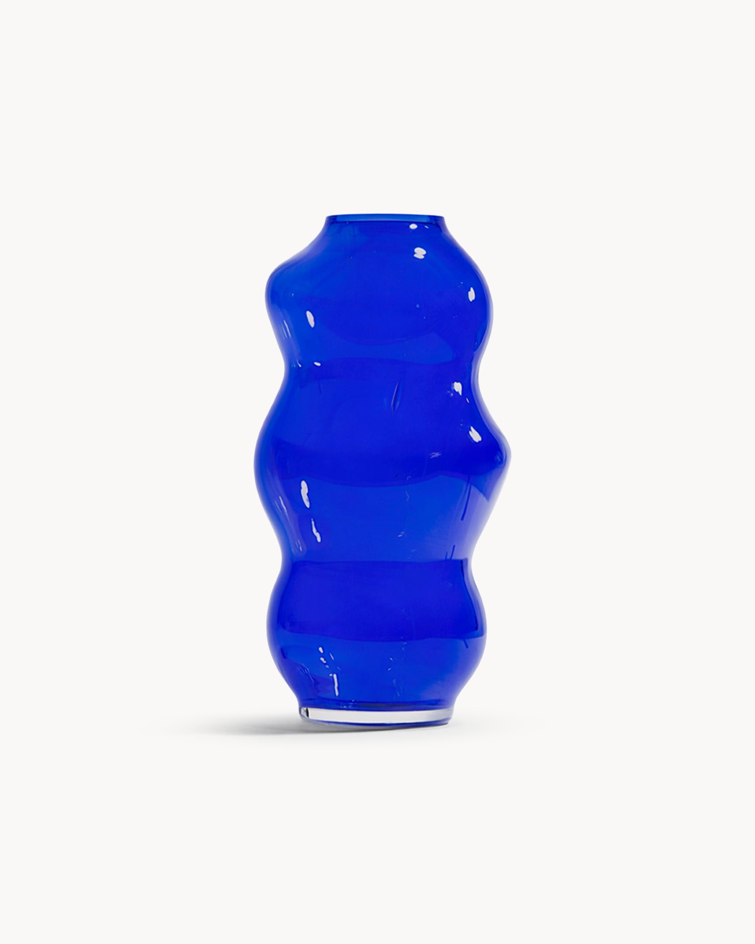 Vaso in cristallo realizzato a mano Muse
