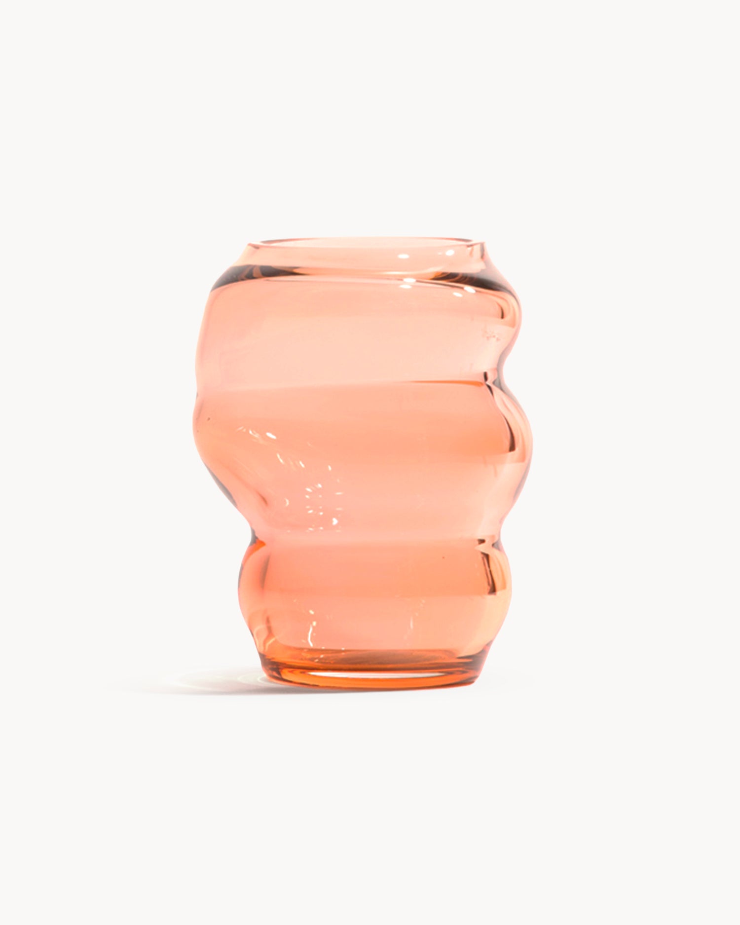 Vaso in cristallo realizzato a mano Muse
