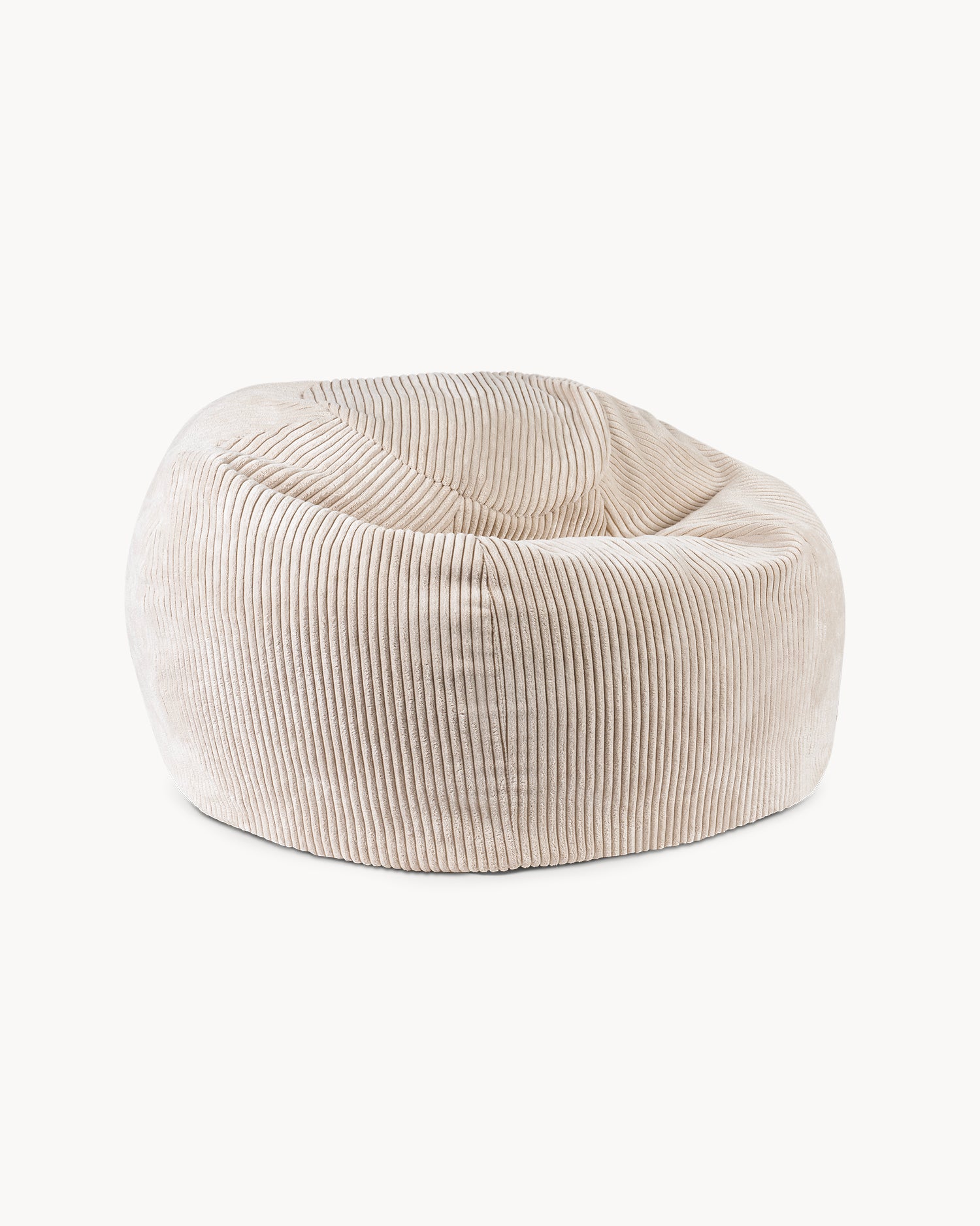 Pouf sacco per bambini in velluto a coste