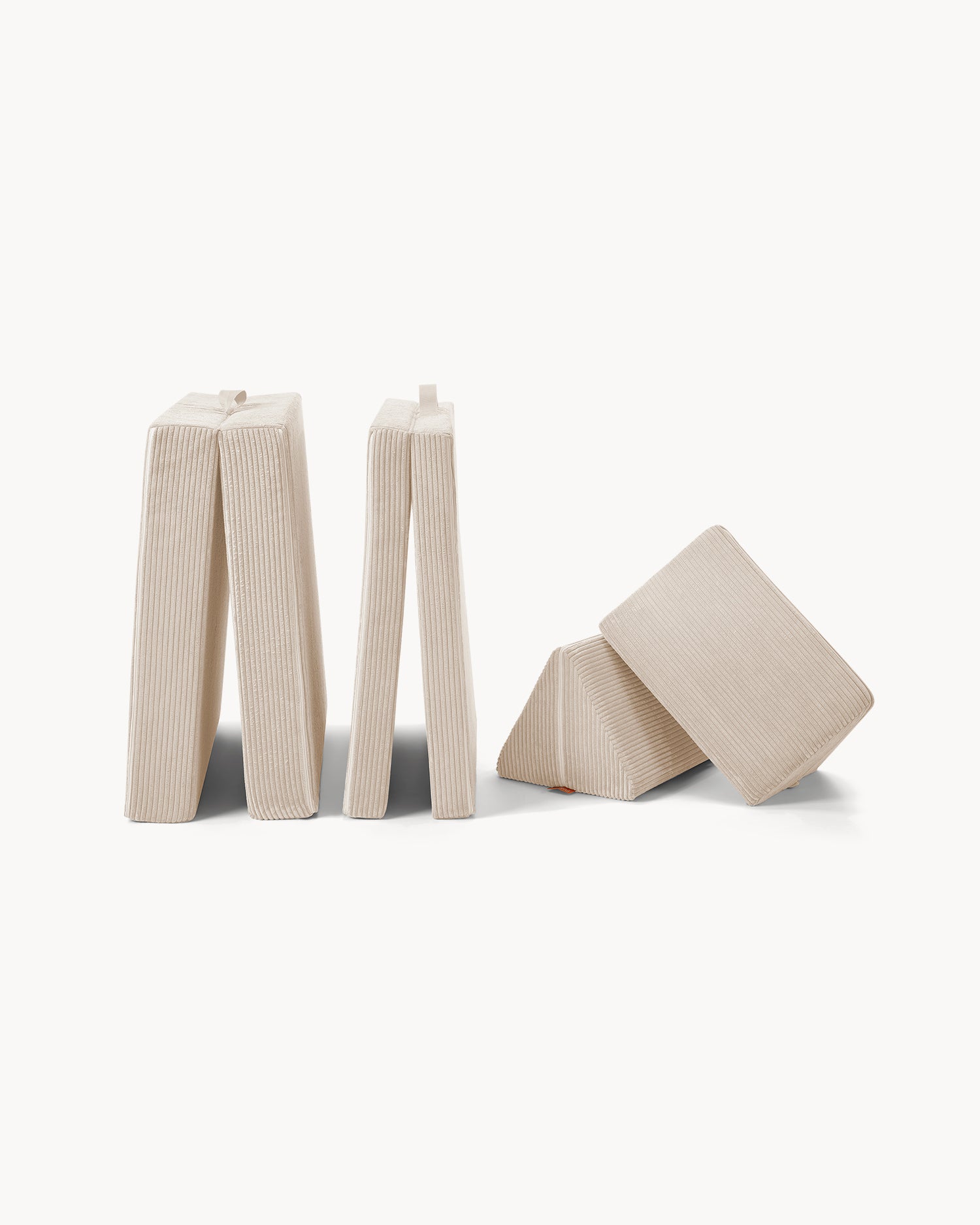 Divano modulare per bambini in velluto a coste