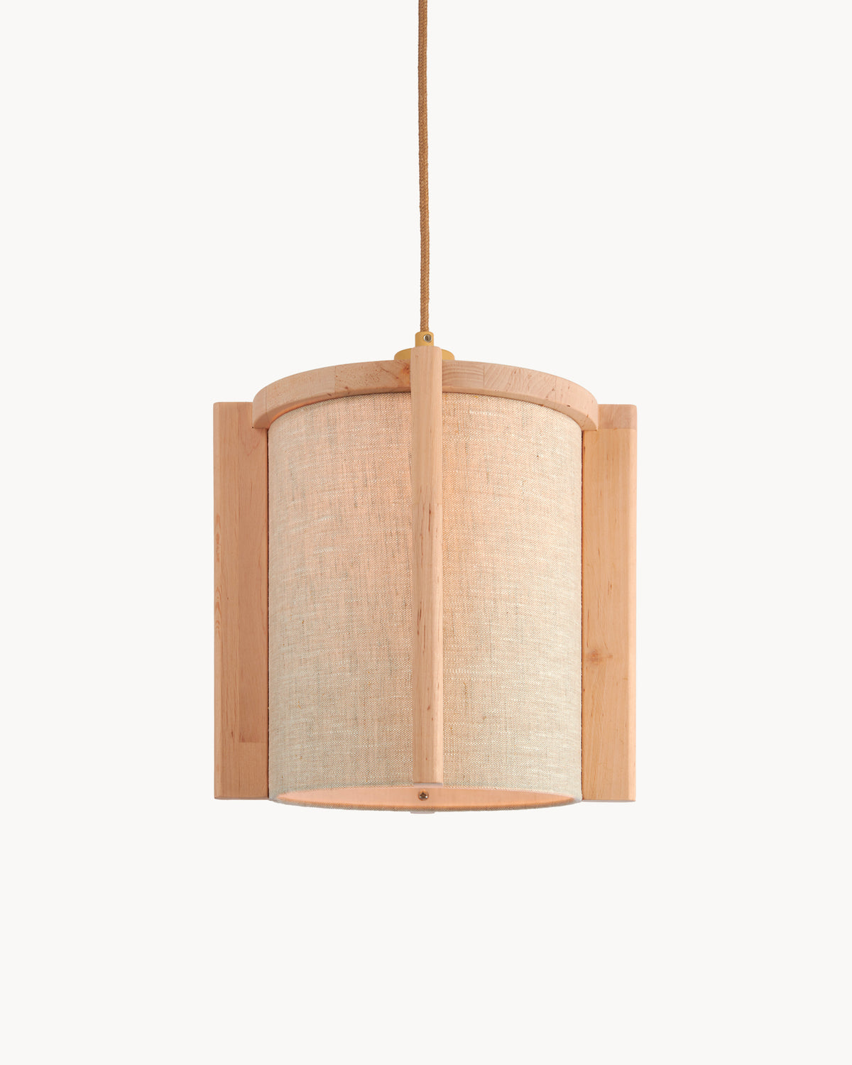 Lampada a sospensione in legno di ontano Corsica
