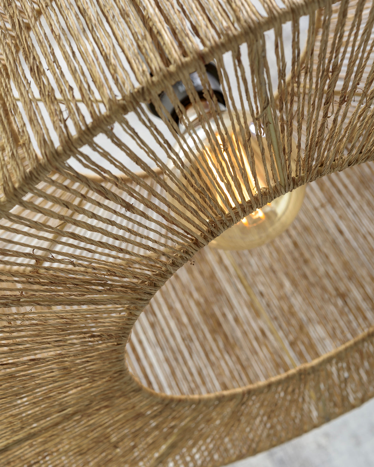 Lampada da soffitto in juta Iguazu
