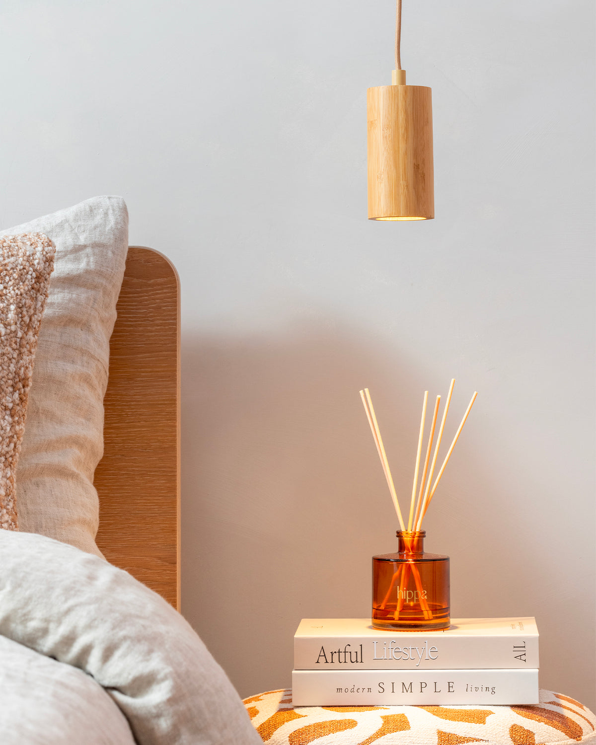 Lampada a sospensione in bambù Java