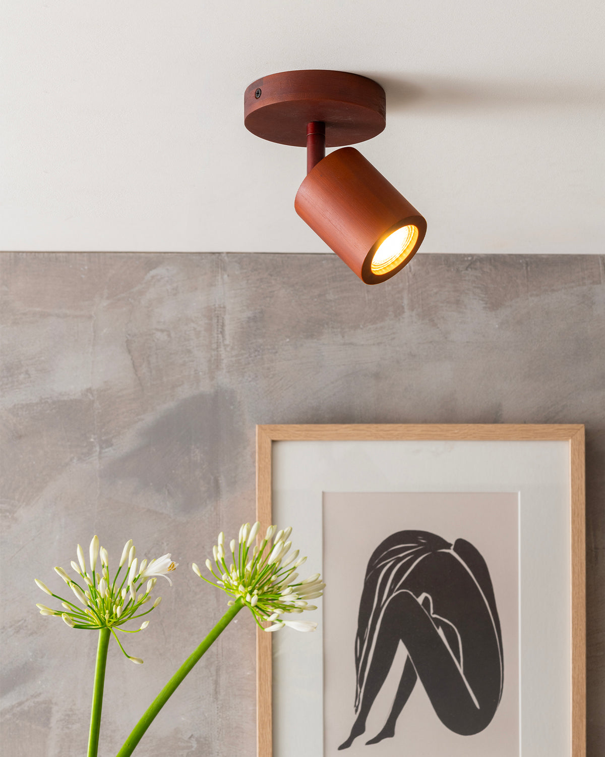 Lampada da soffitto in bambù Java