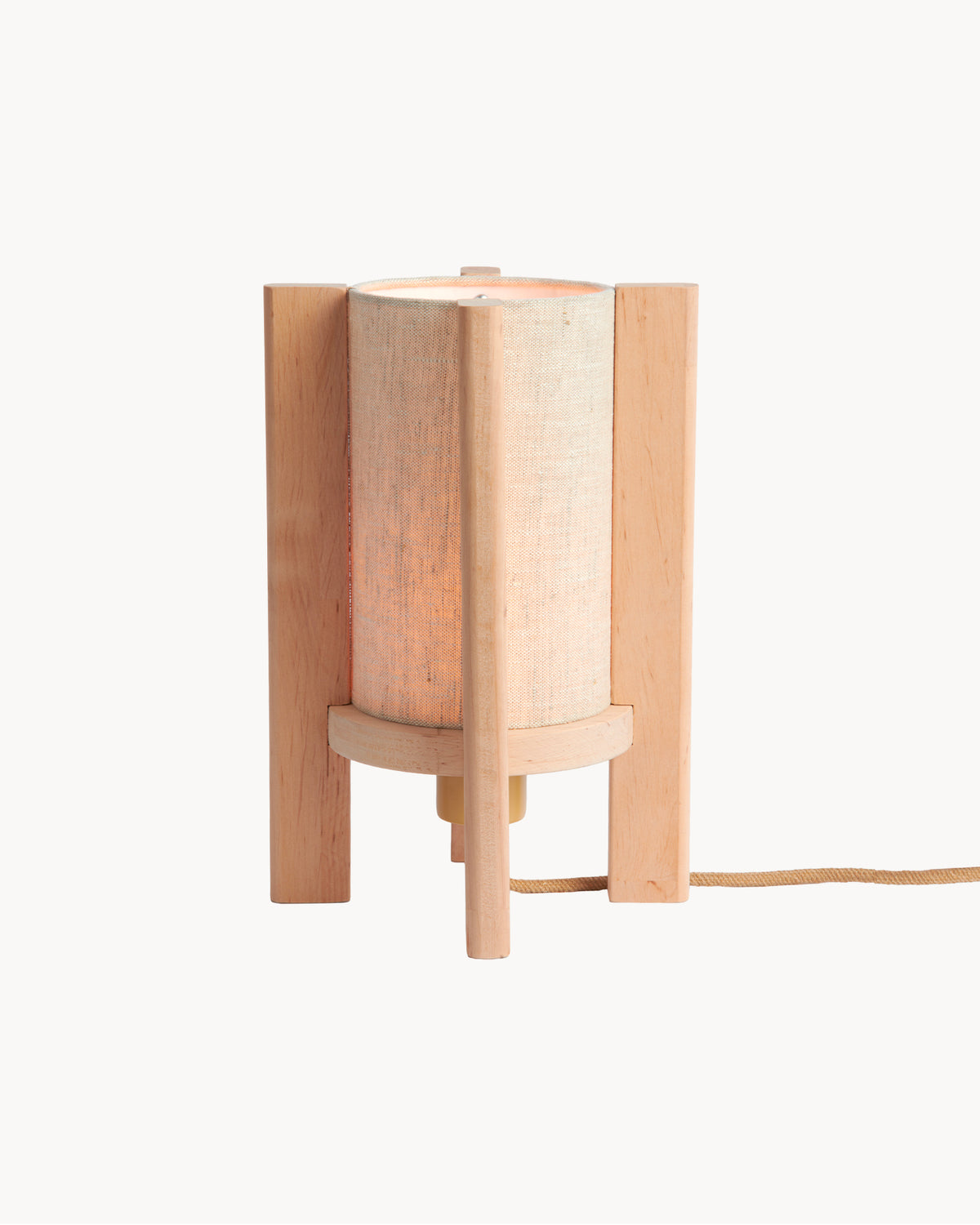 Lampada da tavolo in legno di ontano Corsica